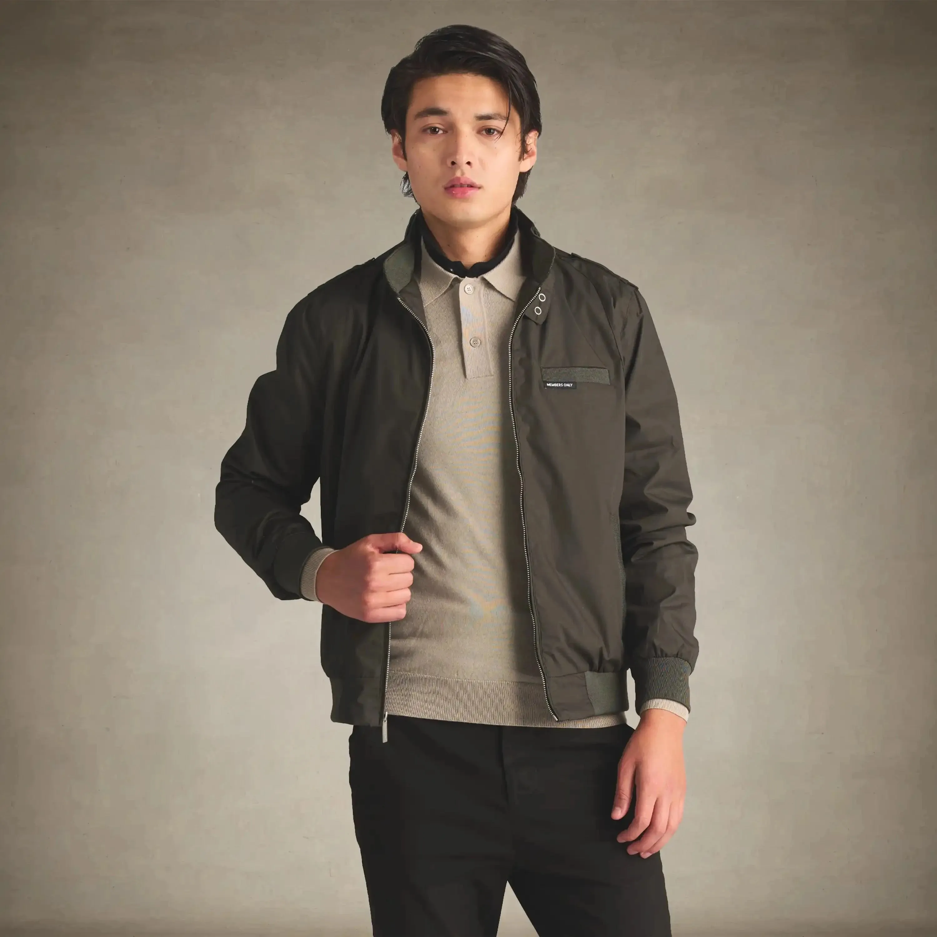 Men's Big & Tall Classic Iconic Racer Jacket