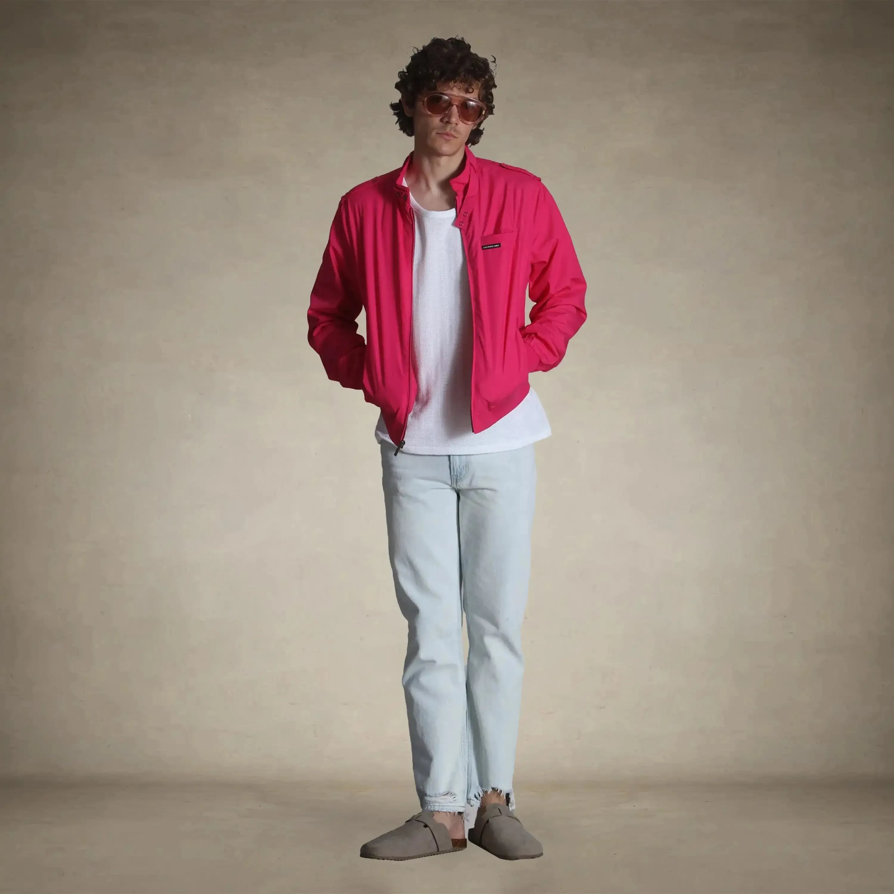 Men's Big & Tall Classic Iconic Racer Jacket