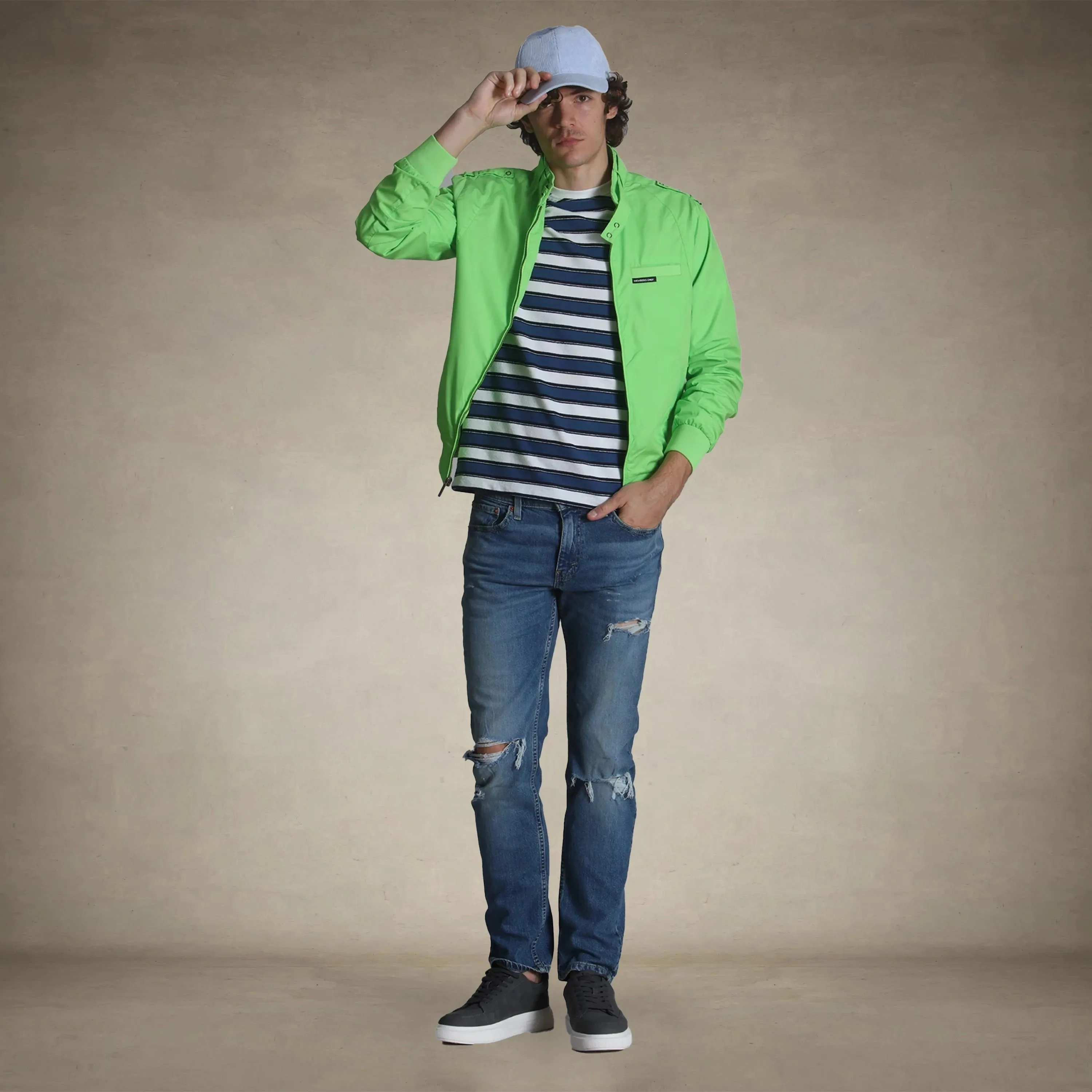 Men's Big & Tall Classic Iconic Racer Jacket