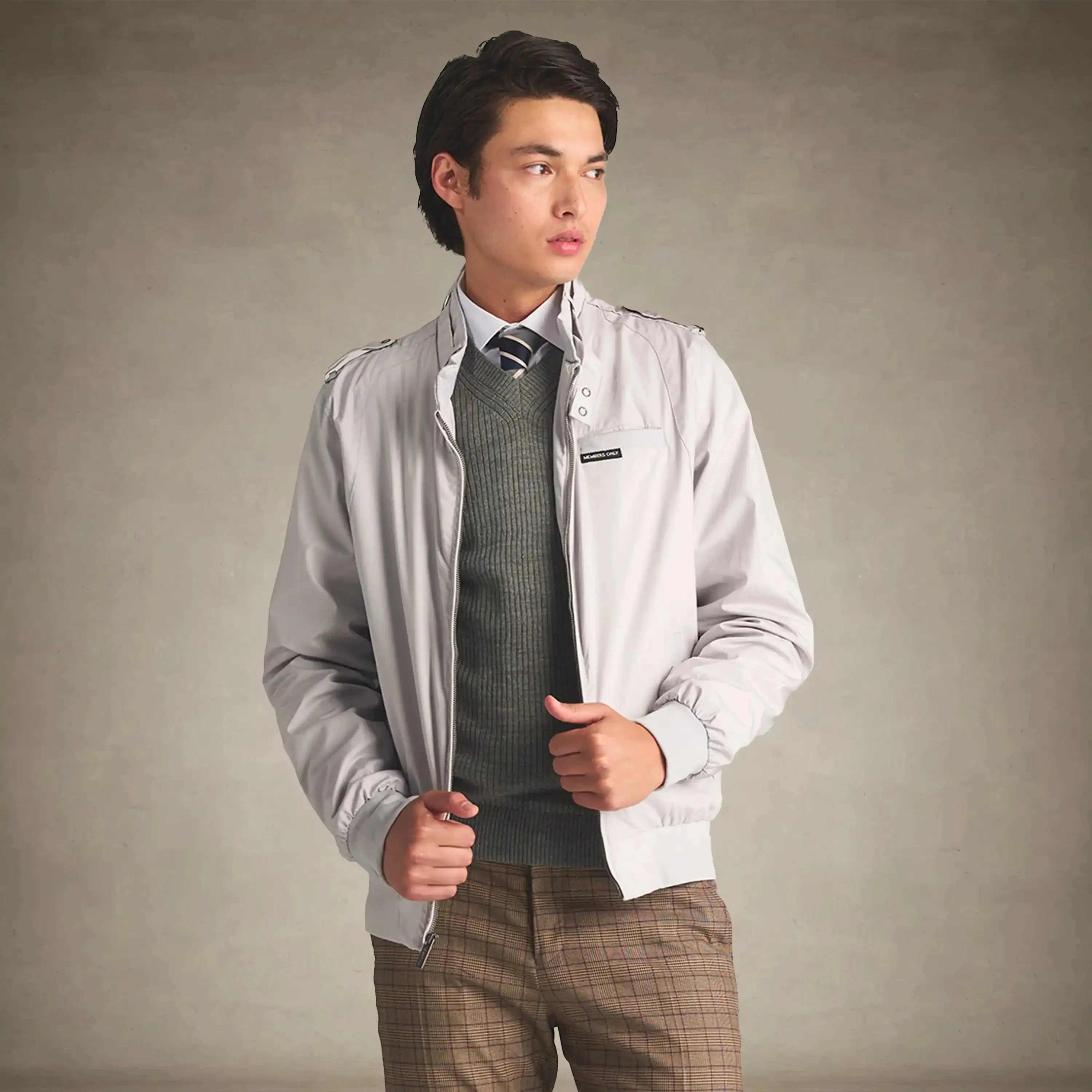 Men's Big & Tall Classic Iconic Racer Jacket