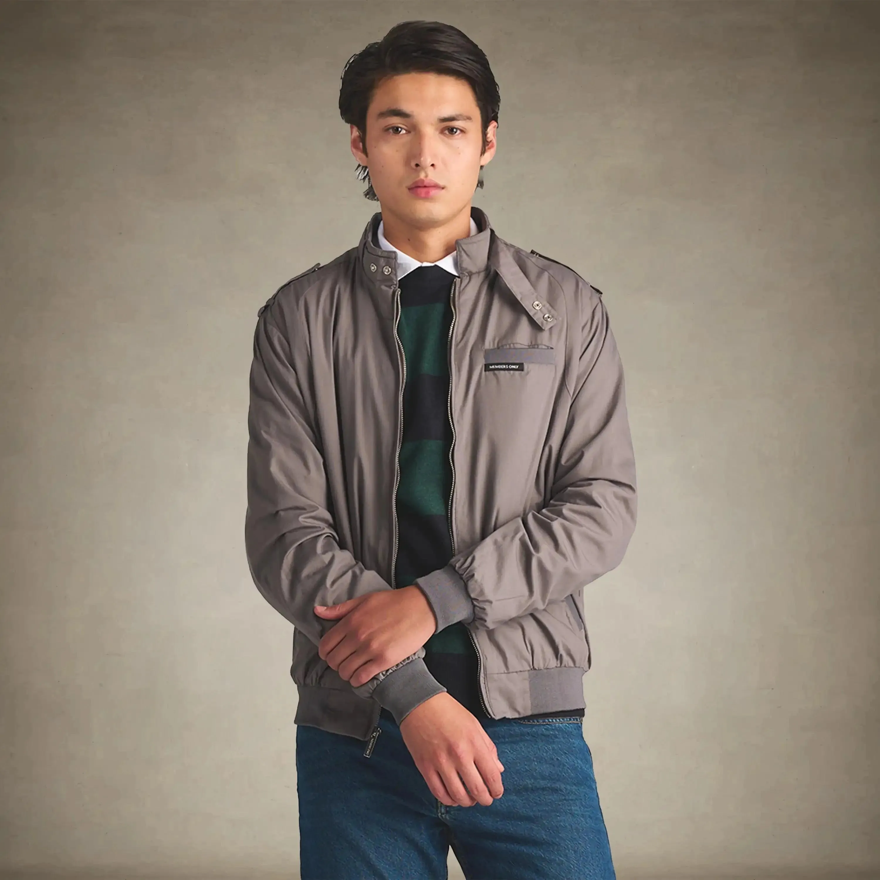Men's Big & Tall Classic Iconic Racer Jacket