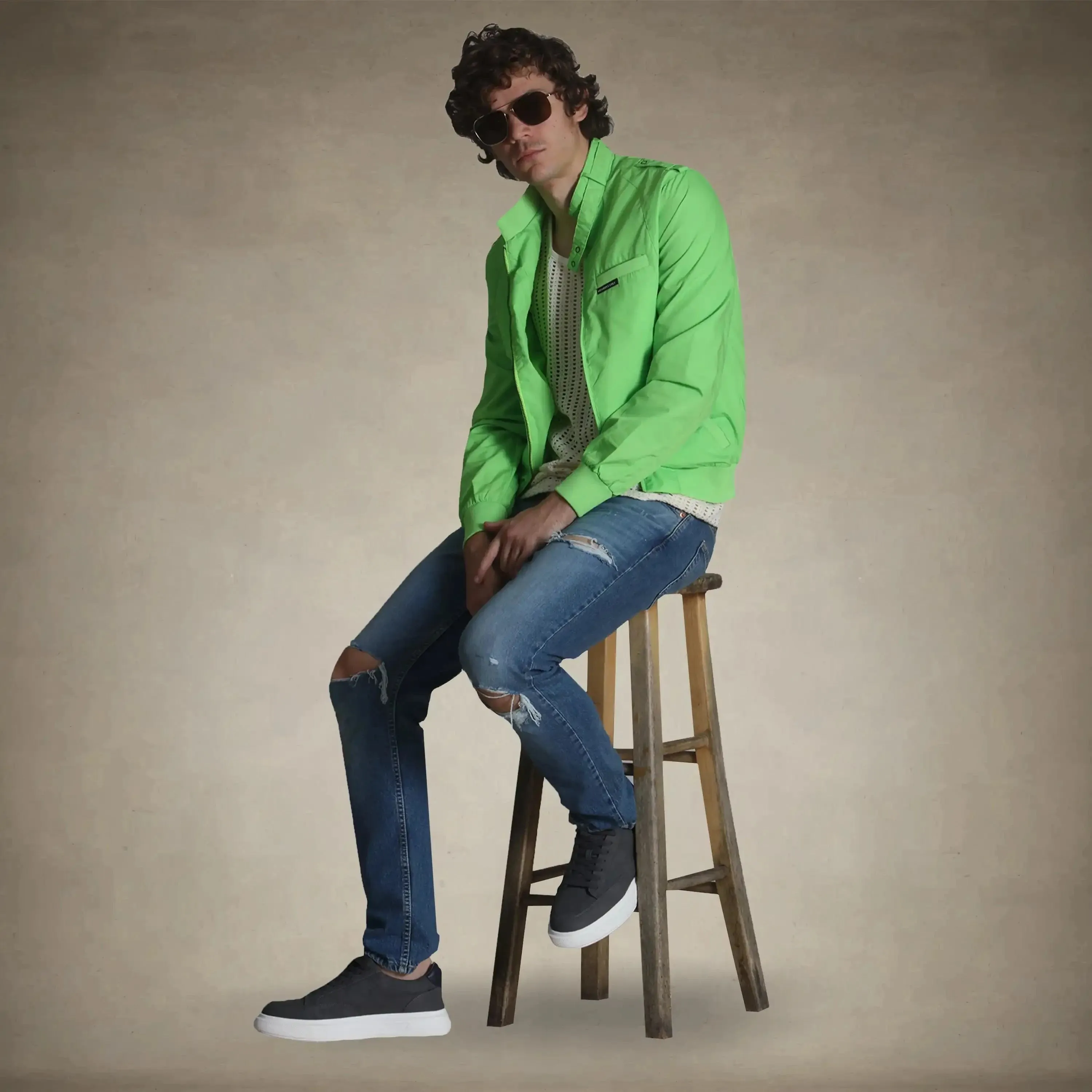 Men's Big & Tall Classic Iconic Racer Jacket