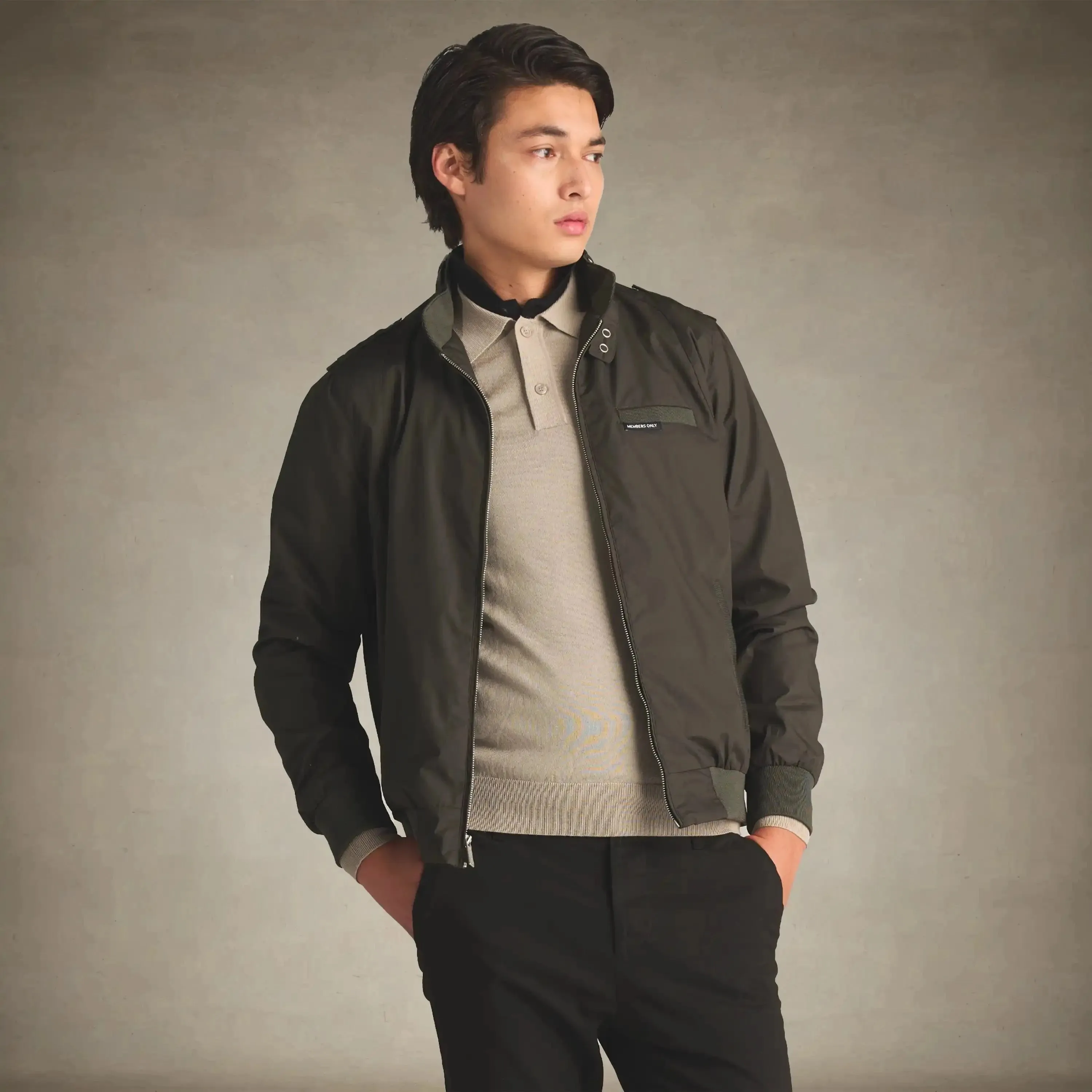 Men's Big & Tall Classic Iconic Racer Jacket