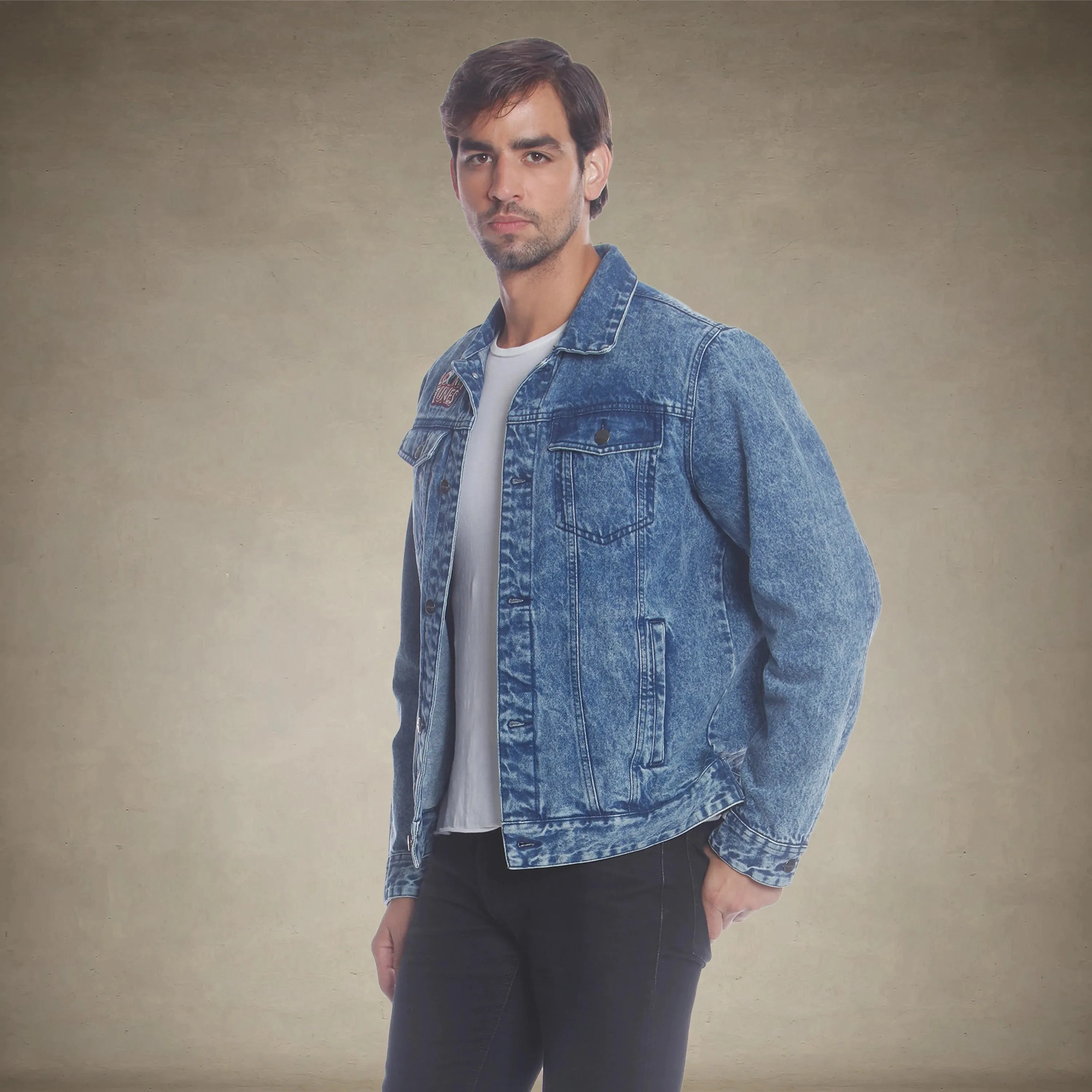 Men's Denim Looney Tunes Bugs Placement Jacket - FINAL SALE