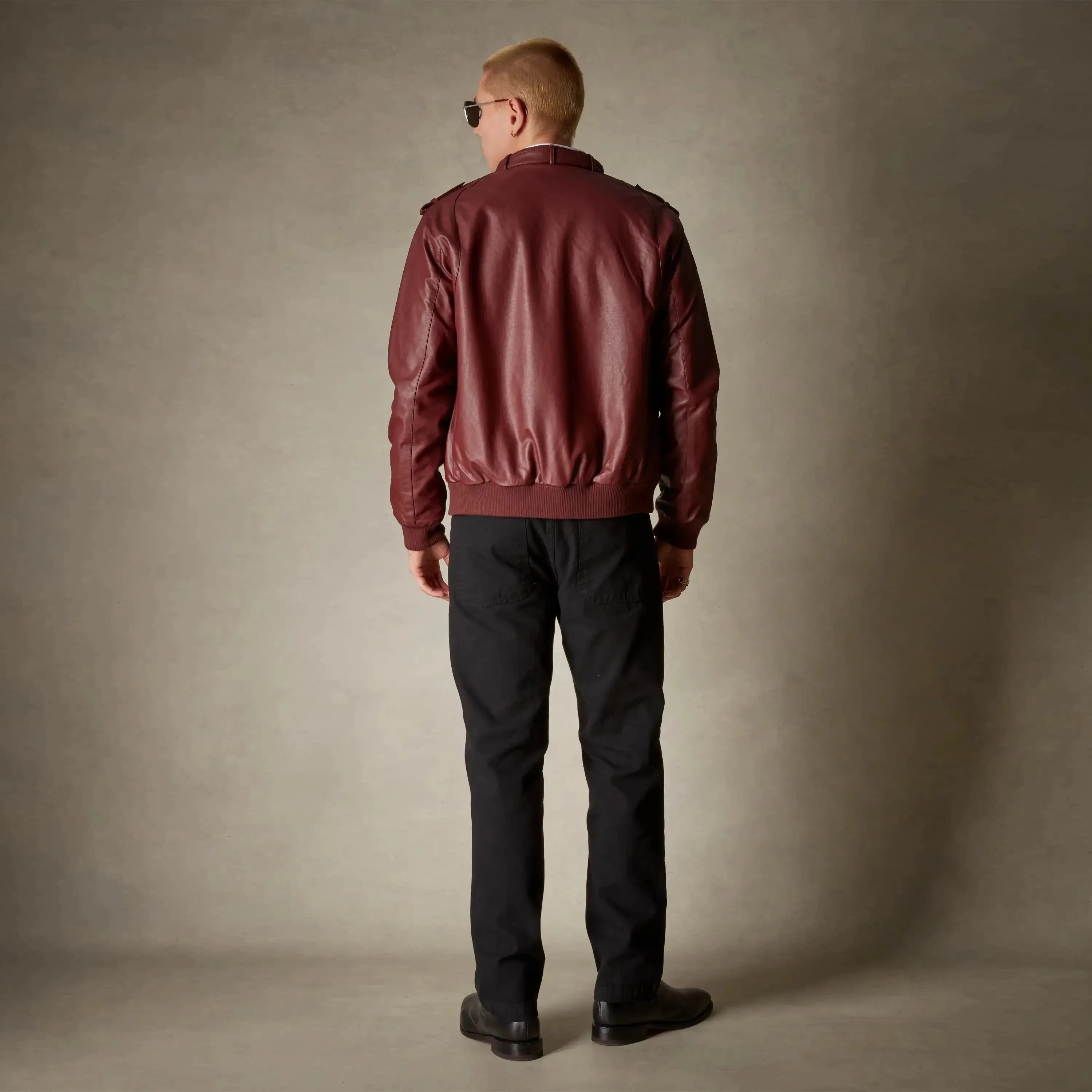 Men's Faux Leather Iconic Racer Jacket