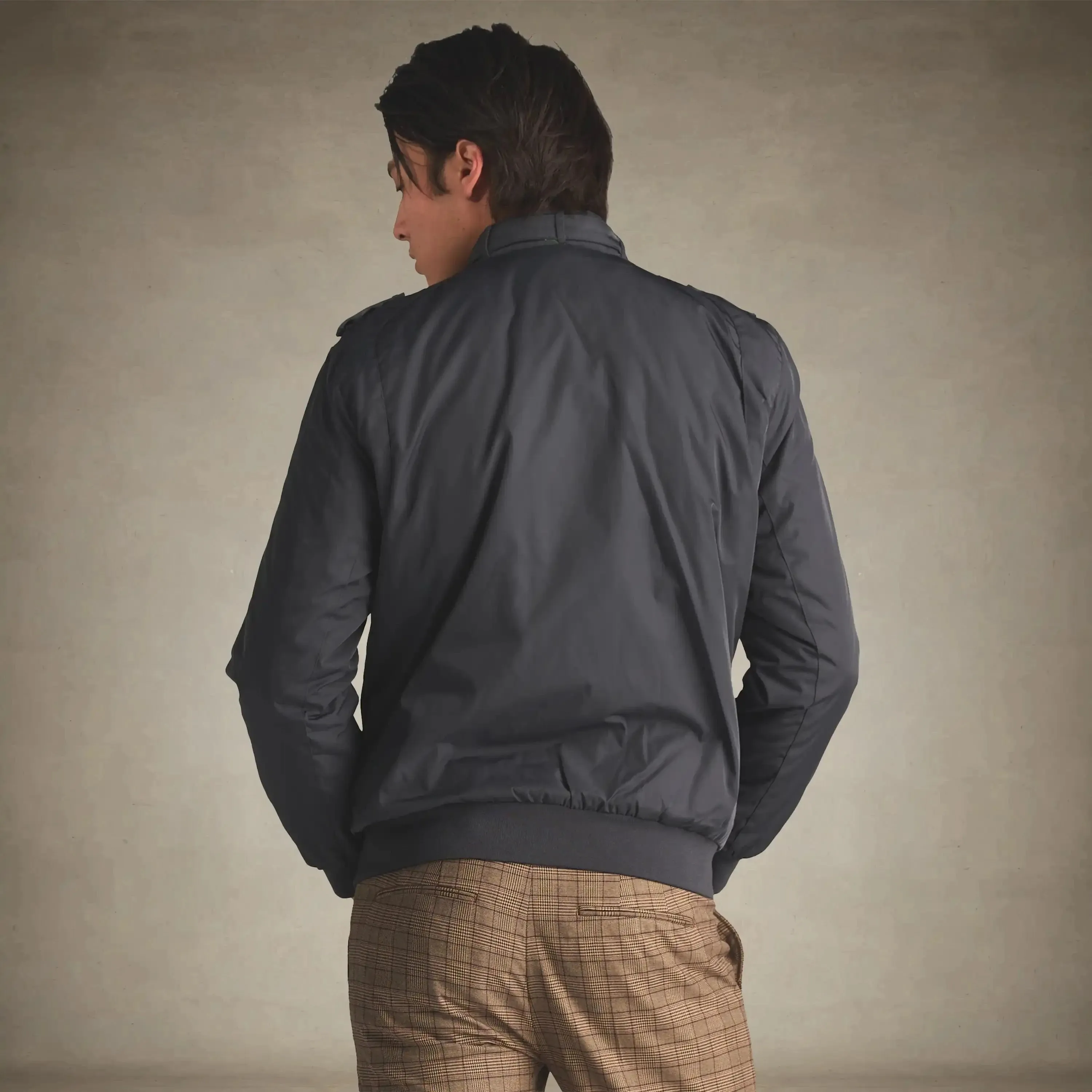 Men's Iconic Racer Quilted Lining Jacket