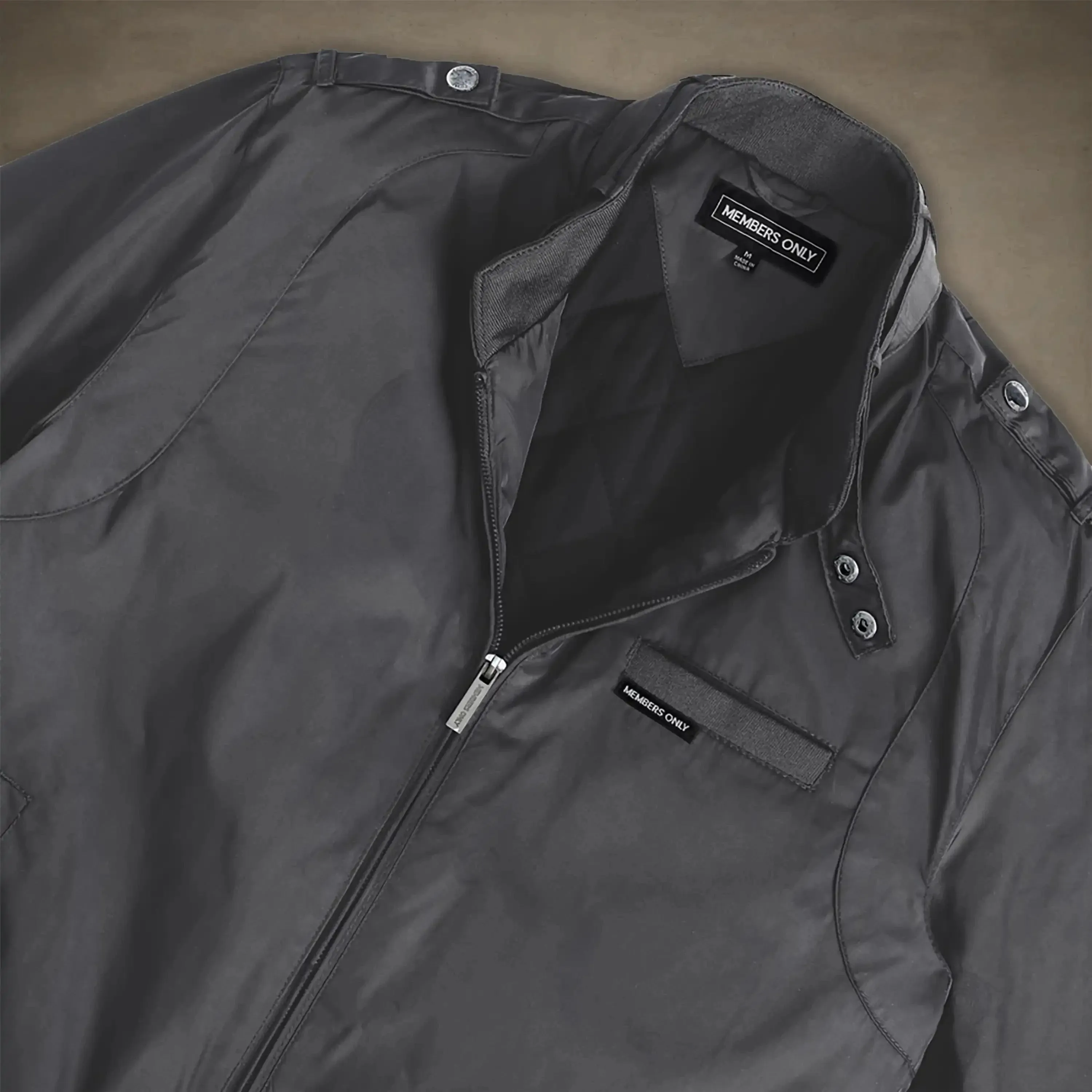 Men's Iconic Racer Quilted Lining Jacket