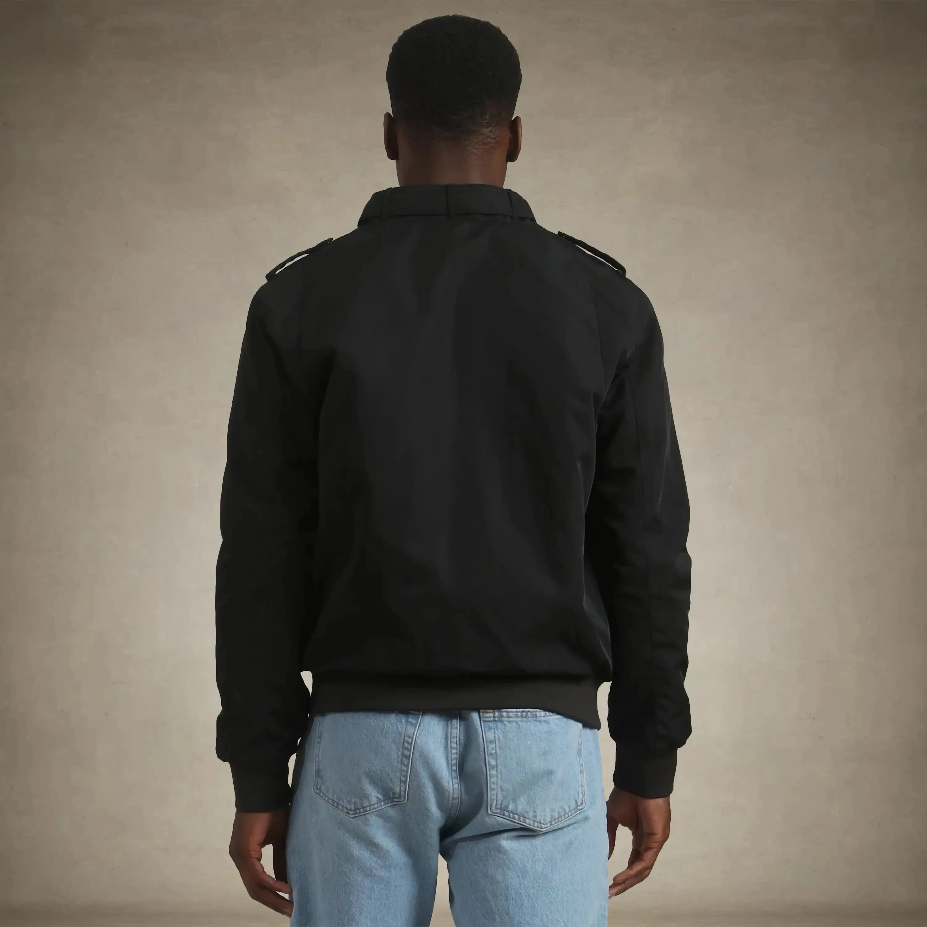 Men's Iconic Racer Quilted Lining Jacket