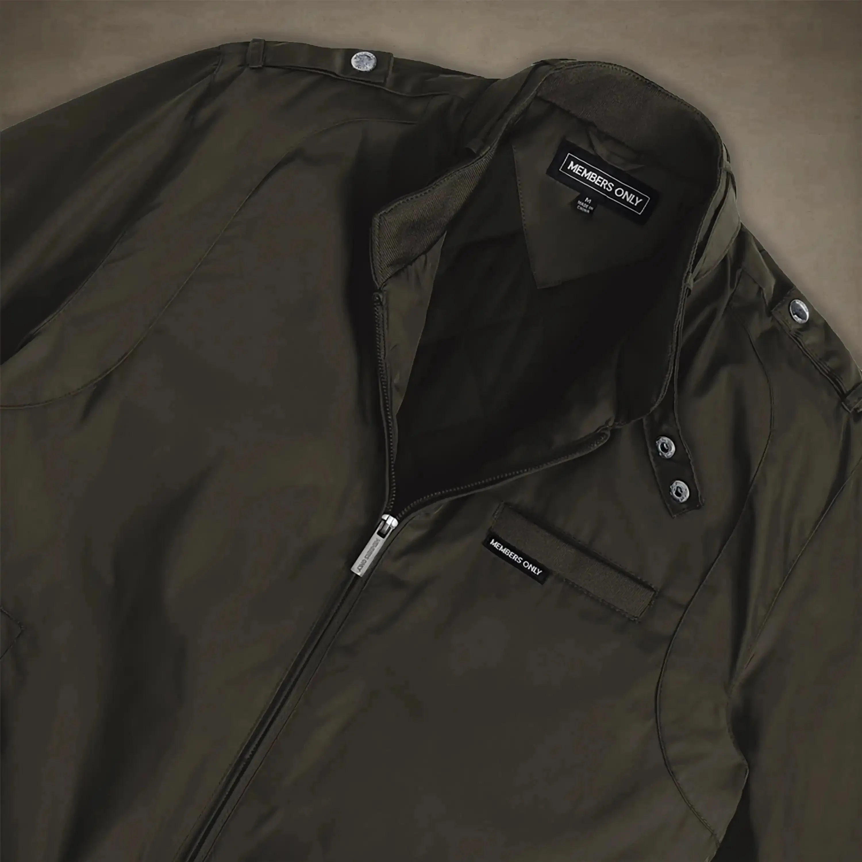 Men's Iconic Racer Quilted Lining Jacket