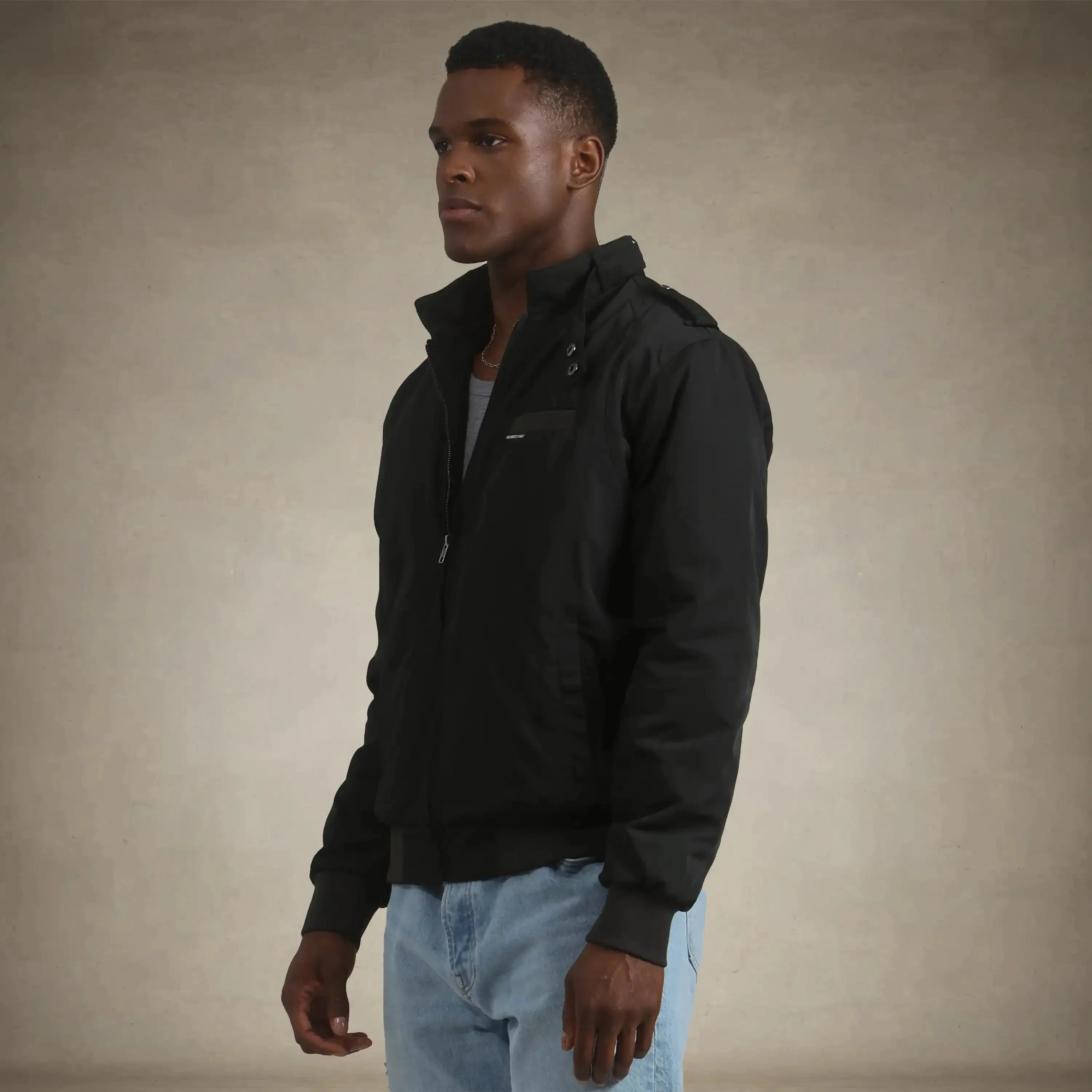 Men's Iconic Racer Quilted Lining Jacket