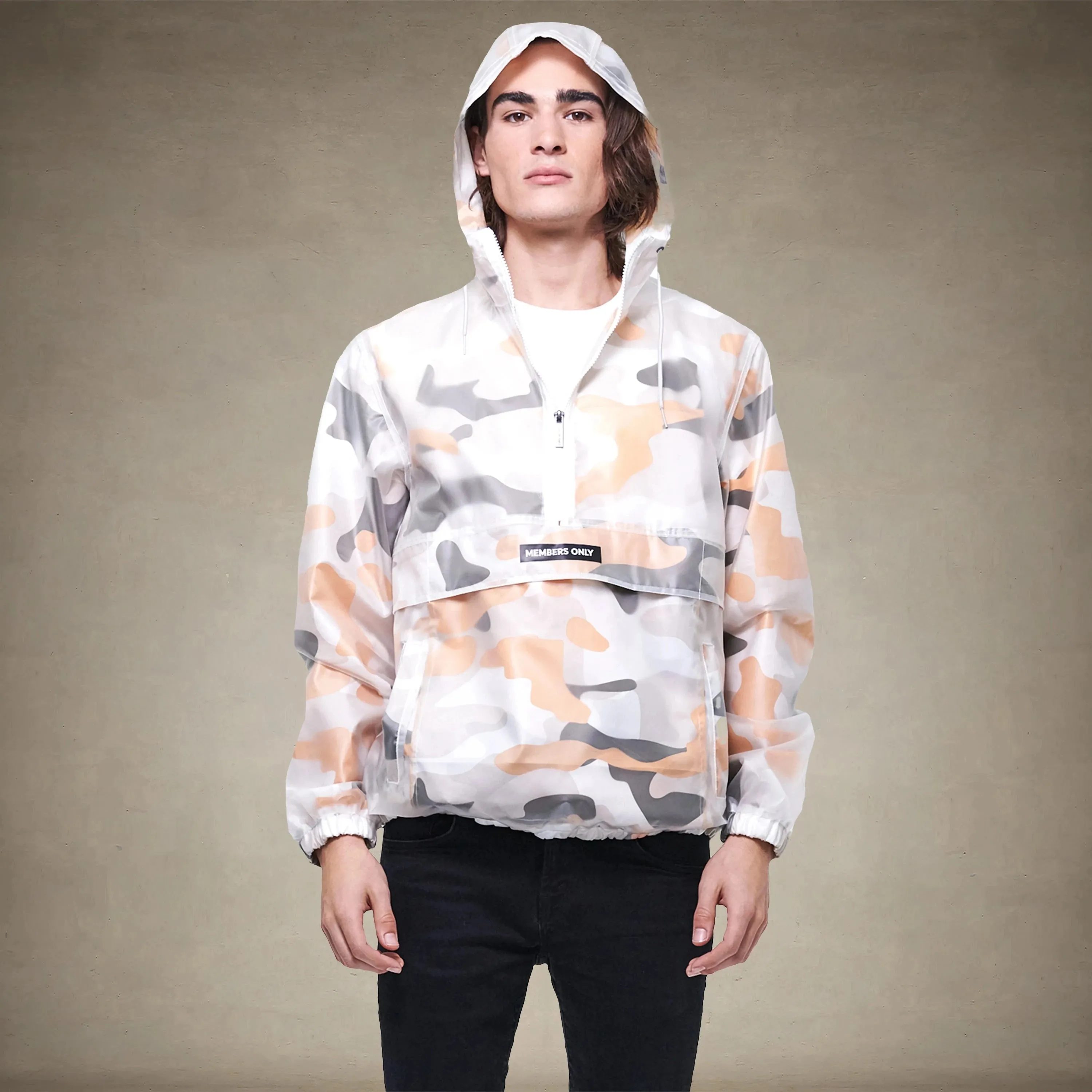 Men's Printed Camo   Translucent Layering Jacket - FINAL SALE