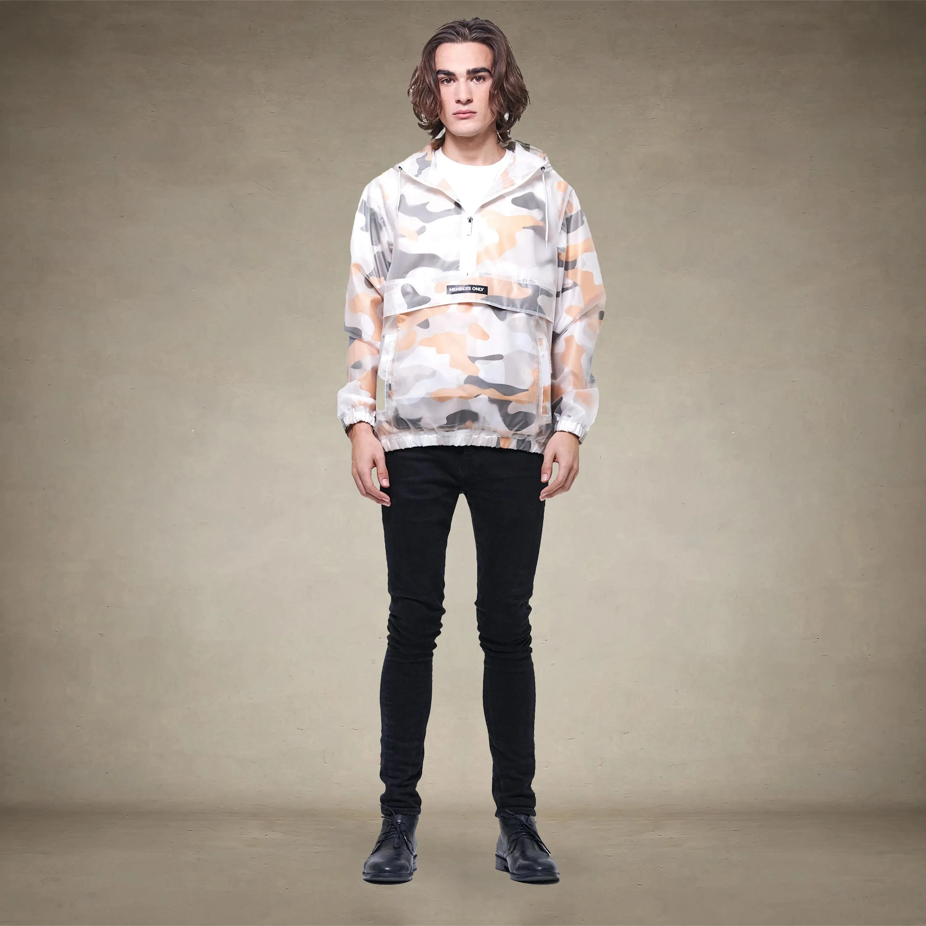 Men's Printed Camo   Translucent Layering Jacket - FINAL SALE