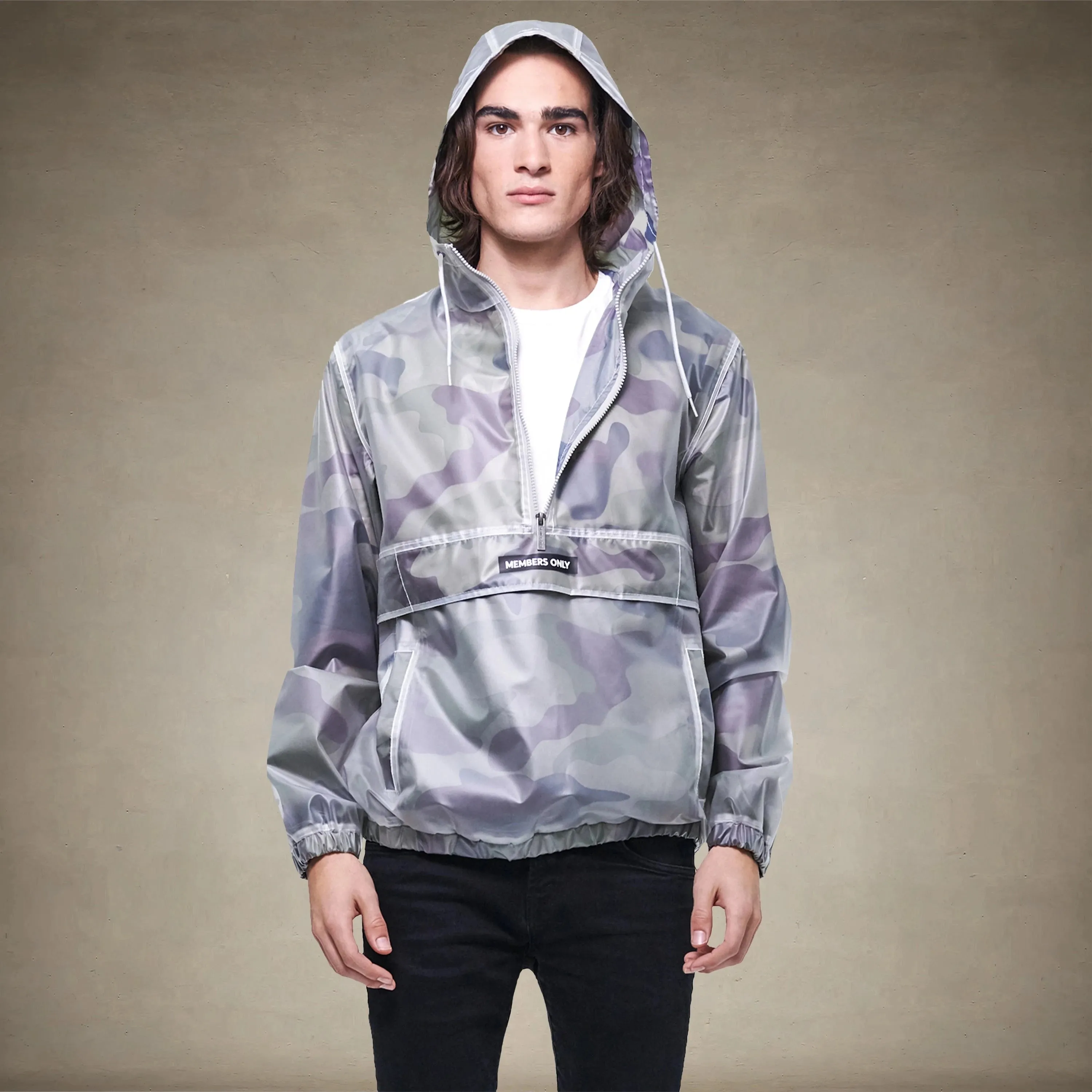 Men's Printed Camo   Translucent Layering Jacket - FINAL SALE