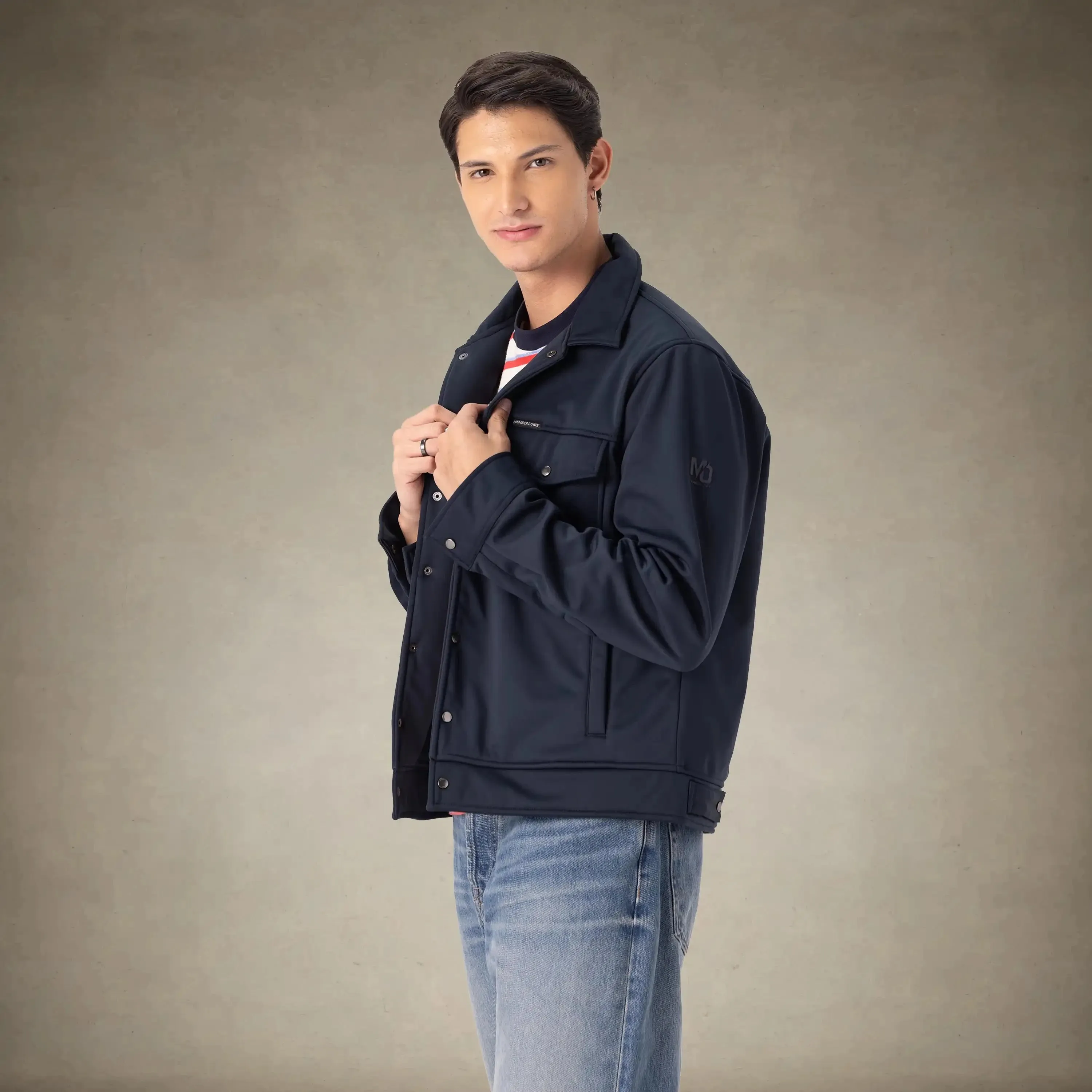 Men's Soft Shell Shirt Jacket