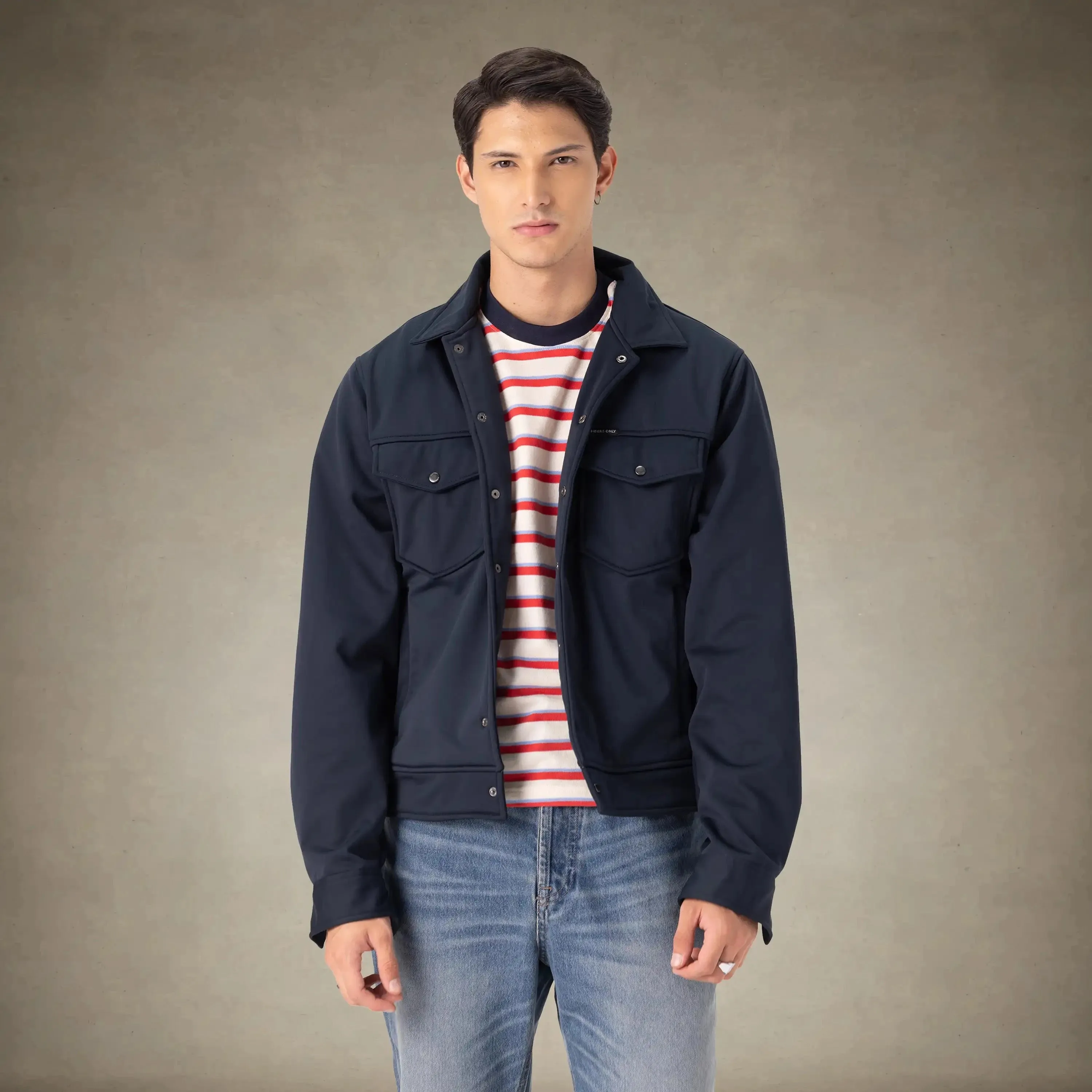 Men's Soft Shell Shirt Jacket