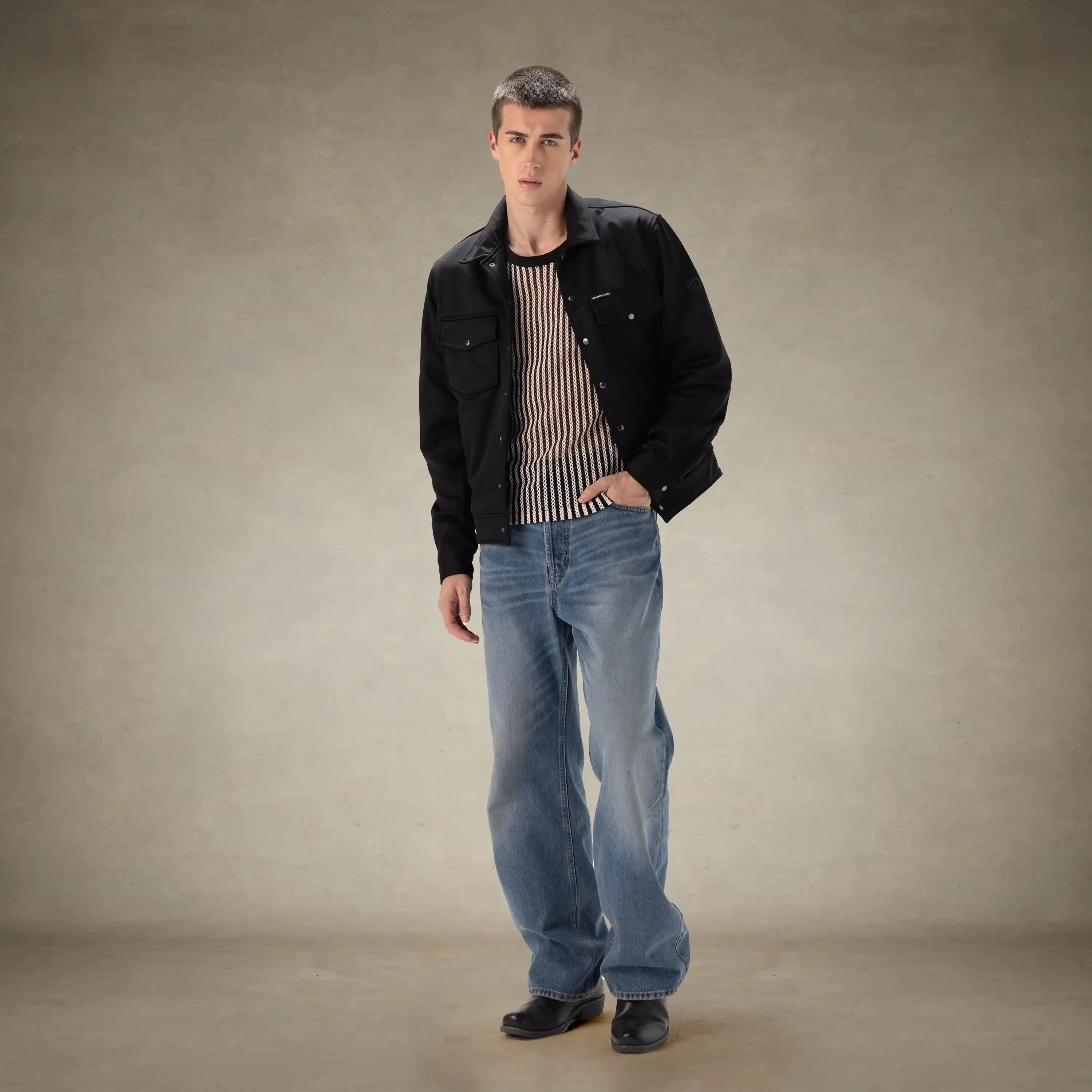 Men's Soft Shell Shirt Jacket