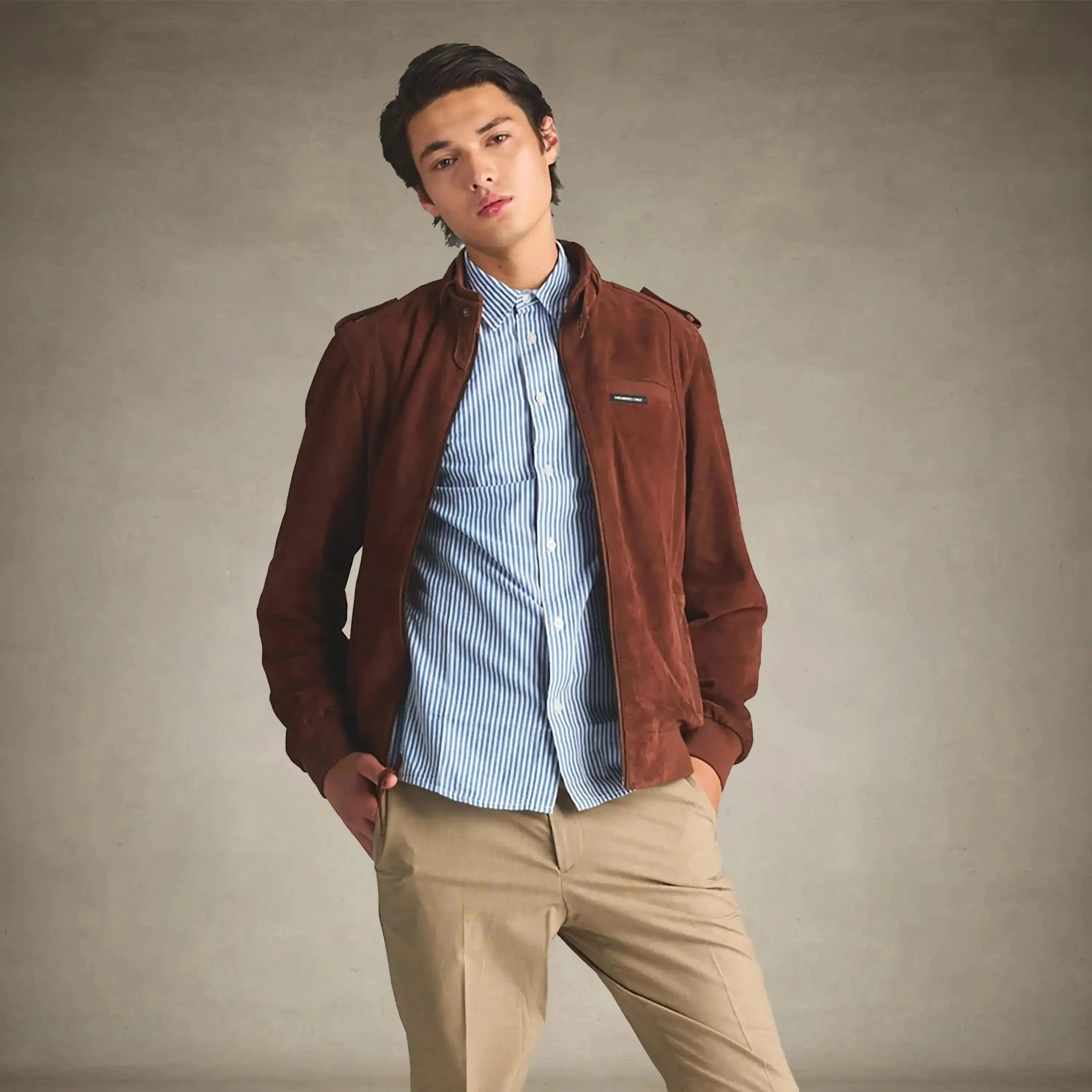 Men's Soft Suede Iconic Jacket