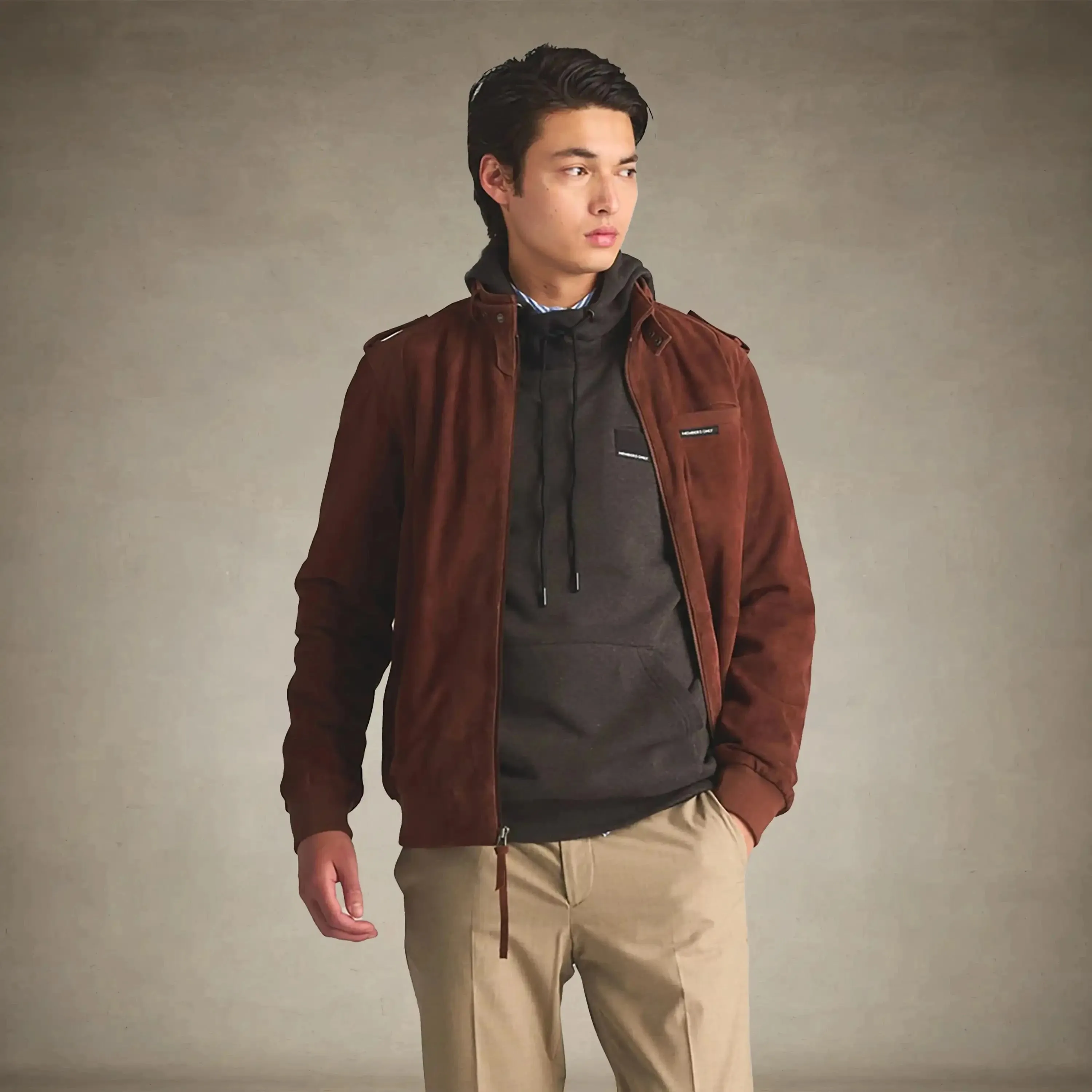 Men's Soft Suede Iconic Jacket