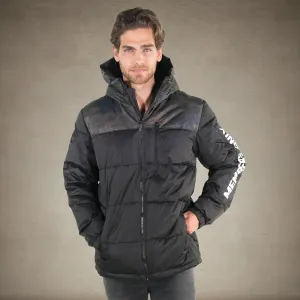 Men's Twill Block Puffer Jacket - FINAL SALE
