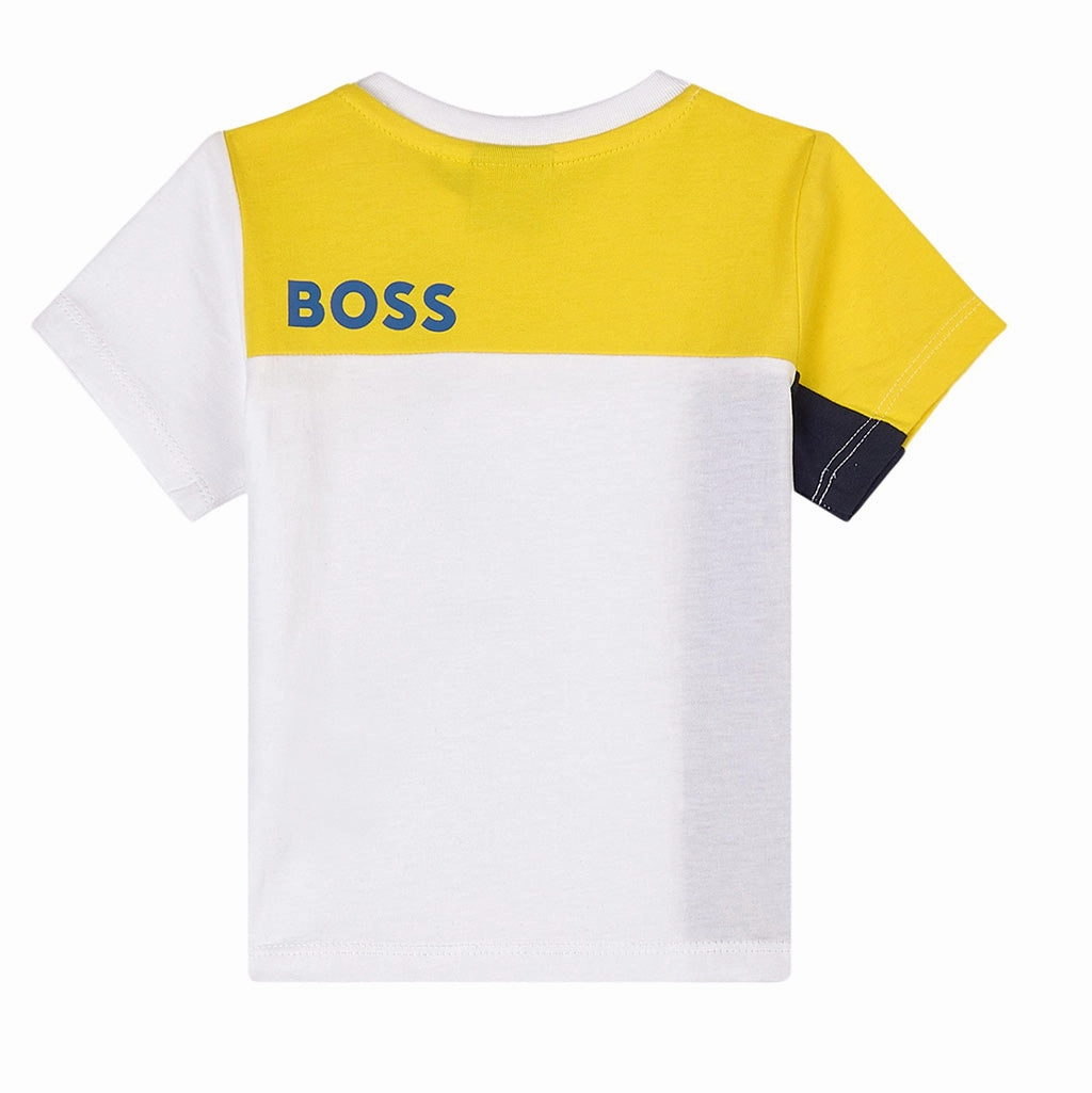 Multicolor Colorblock Logo T-Shirt