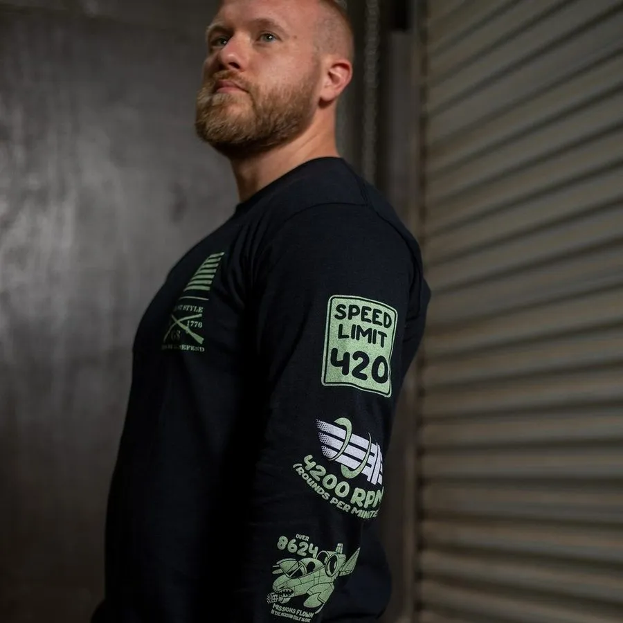 Murder Hog Long Sleeve - Black