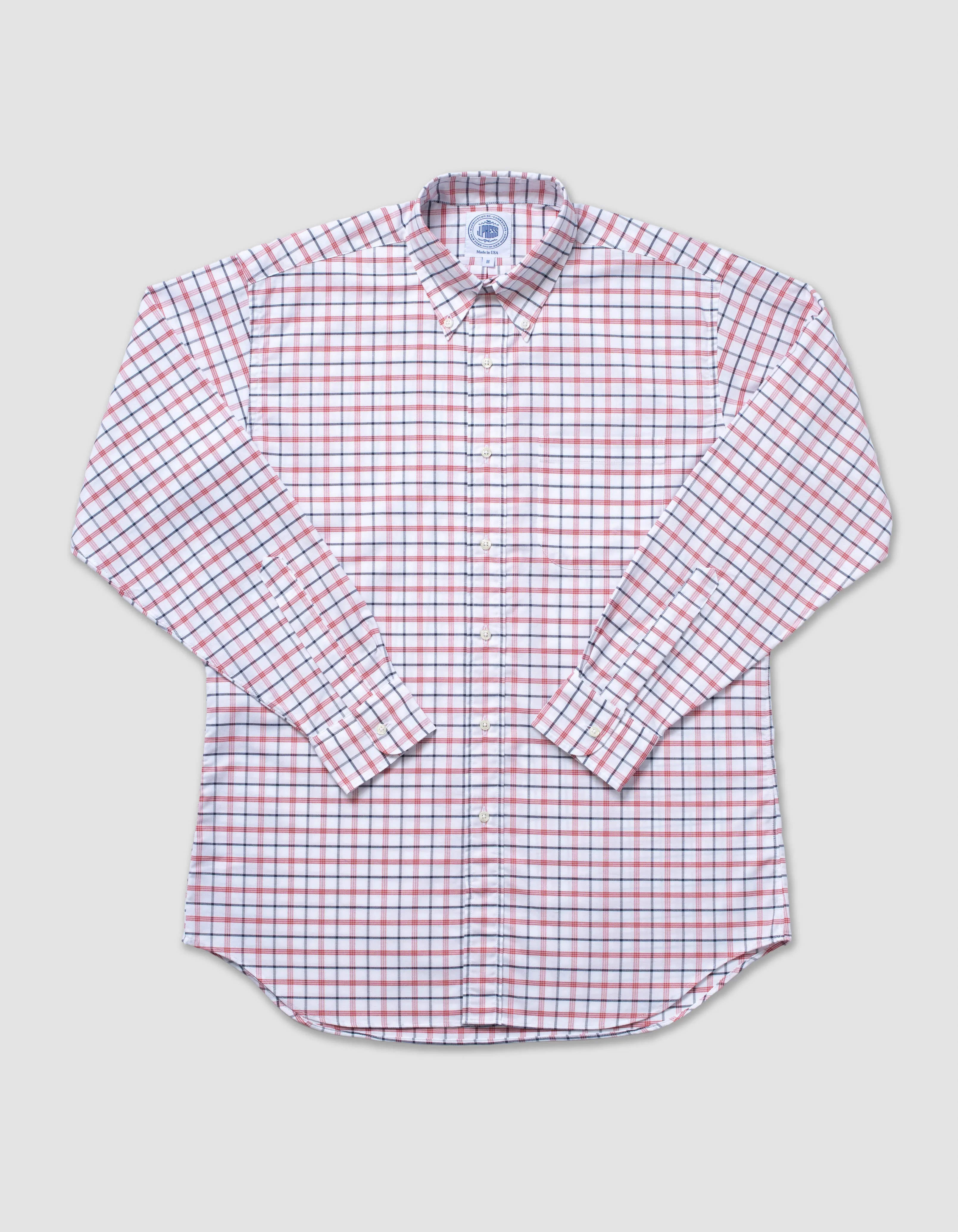 NAVY/RED CHECK SHIRT