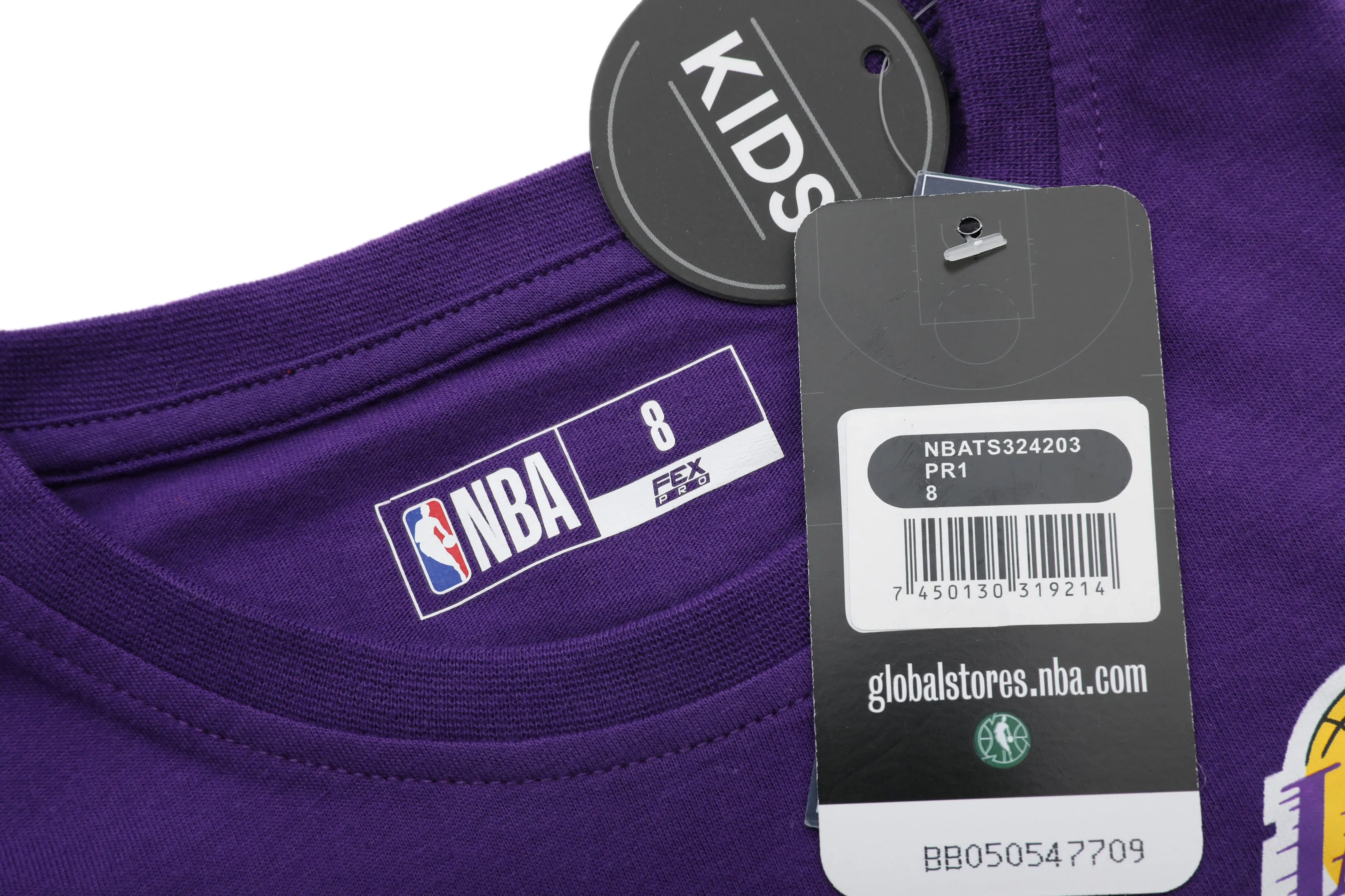 NBA Back Gradient Print Regular Fit T-Shirt - Los Angeles Lakers