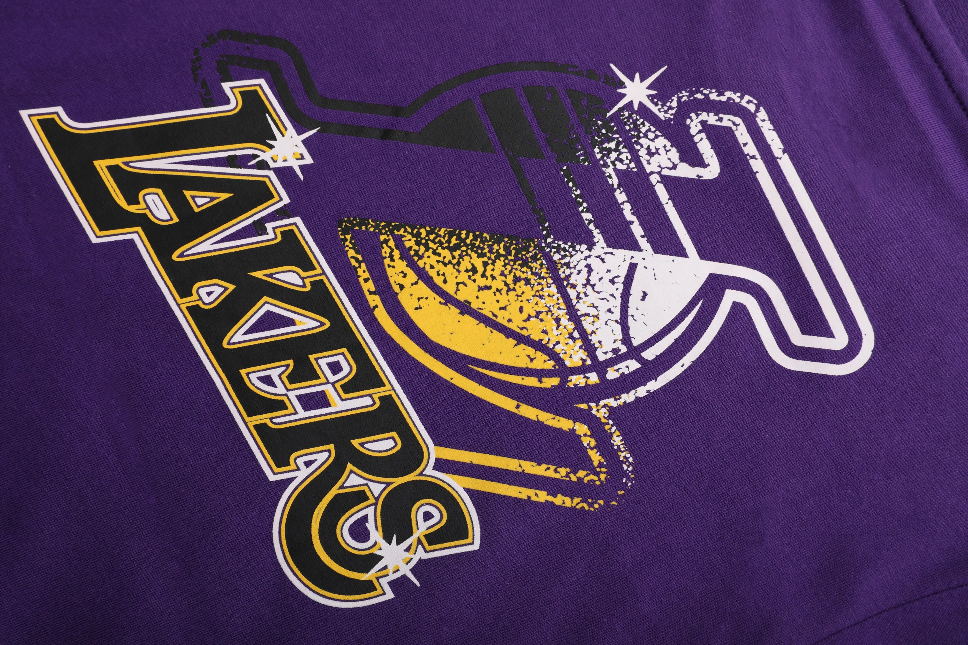 NBA Back Gradient Print Regular Fit T-Shirt - Los Angeles Lakers