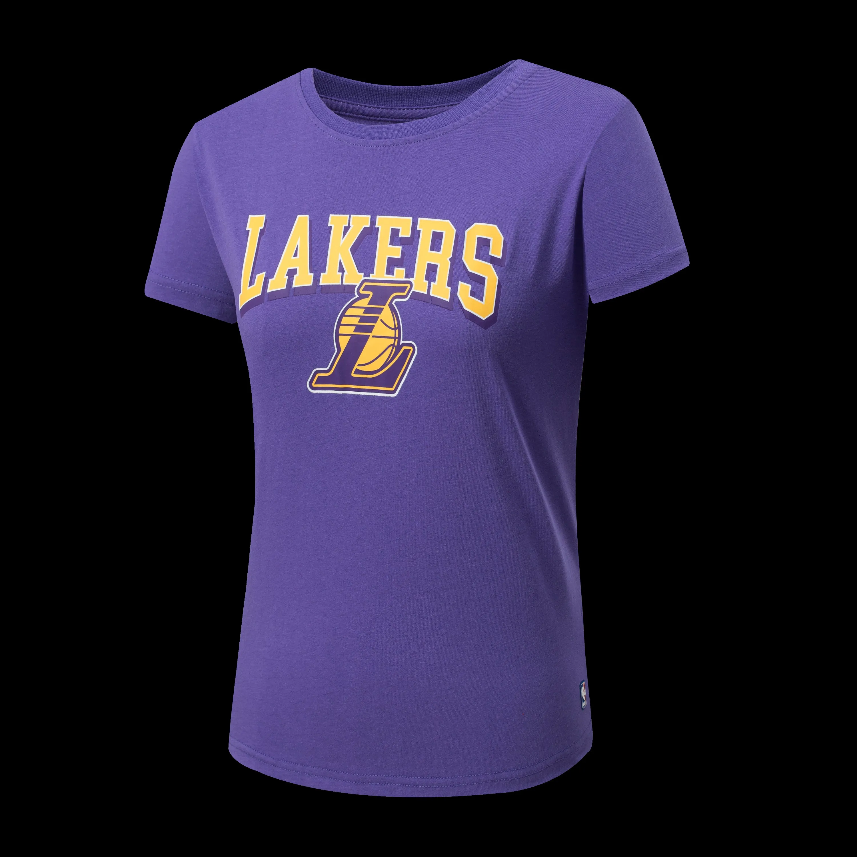 NBA Team Logo Print Regular Fit T-shirt - PURPLE1. LAKERS