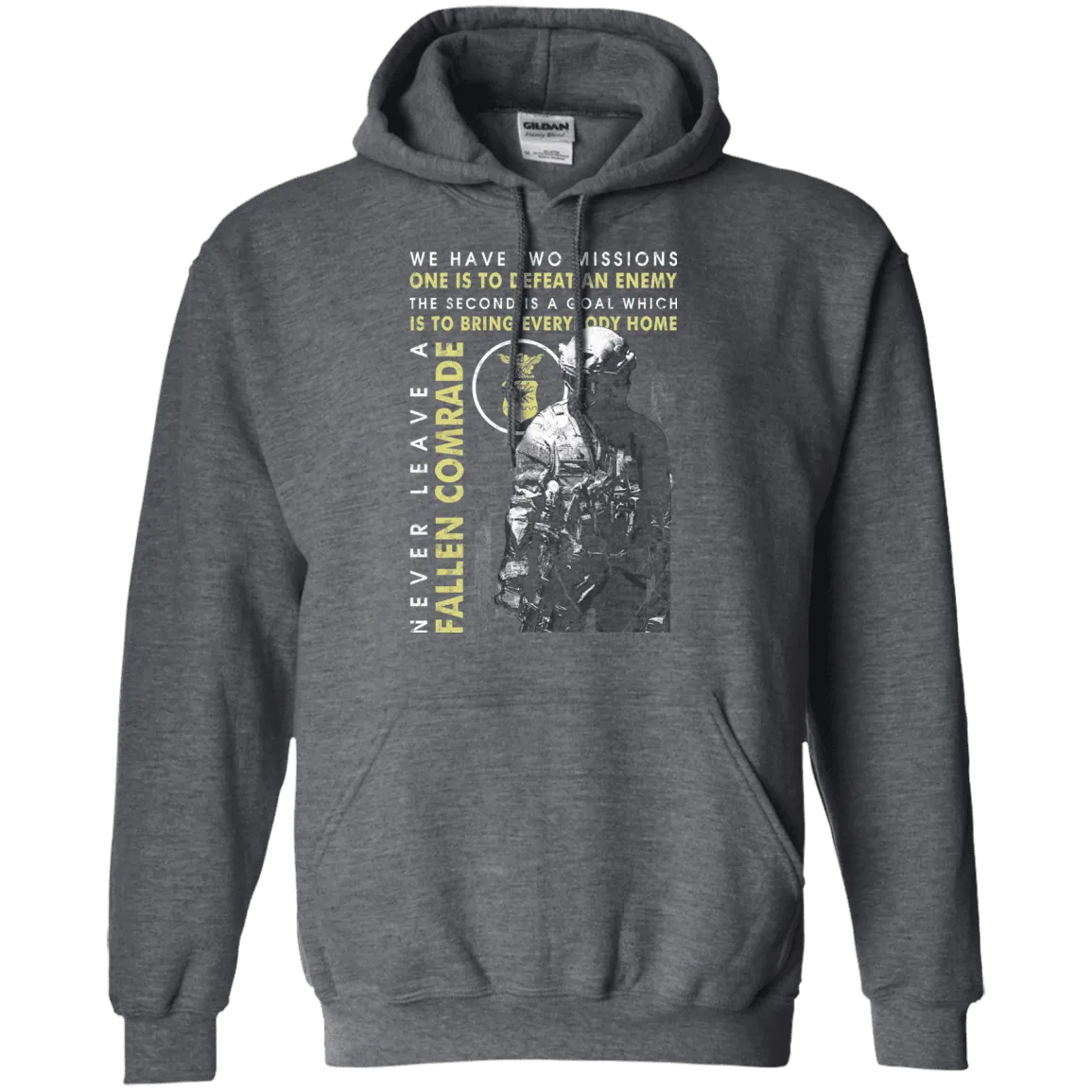 Never Leave A Fallen Comrade Air Force Men Front T Shirts