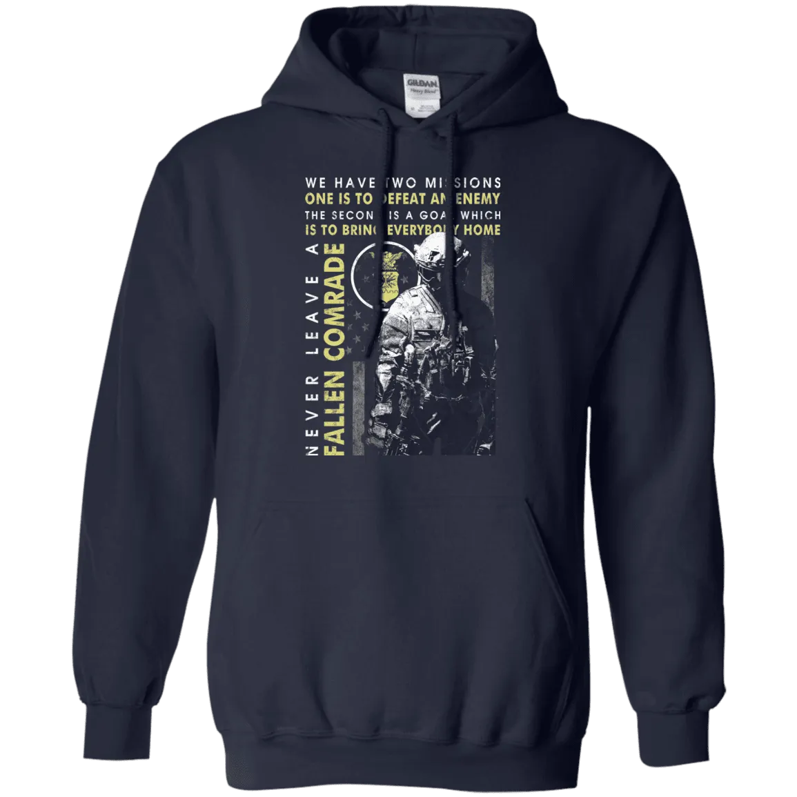 Never Leave A Fallen Comrade Air Force Men Front T Shirts