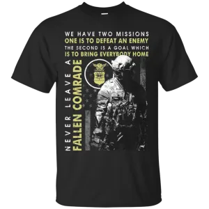 Never Leave A Fallen Comrade Air Force Men Front T Shirts