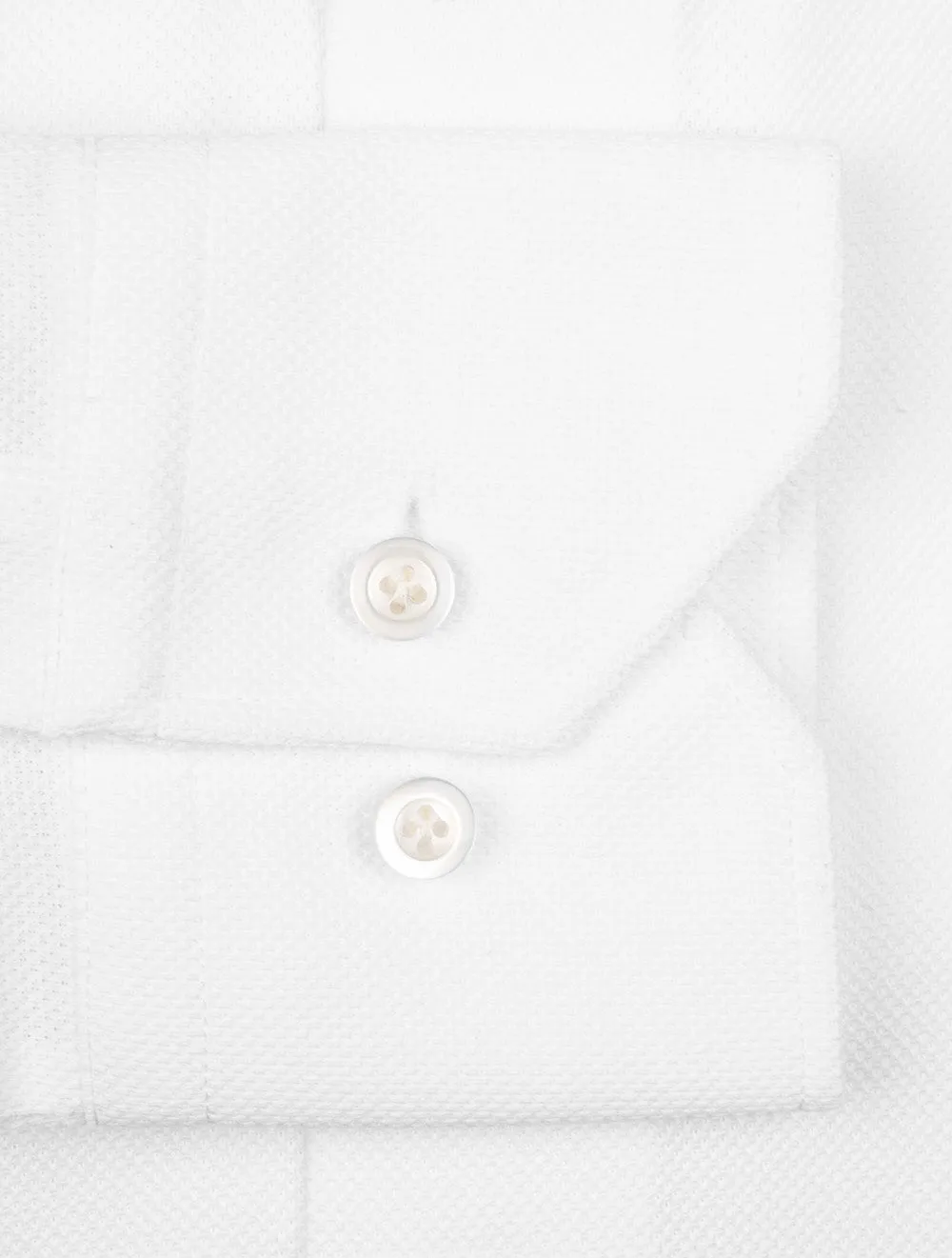 New Jersey Pique Shirt White