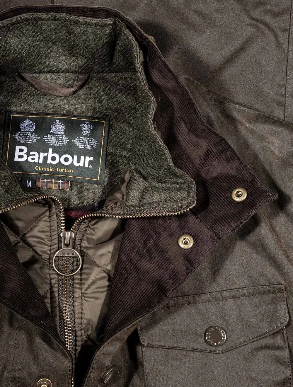 Ogston Wax Jacket Olive