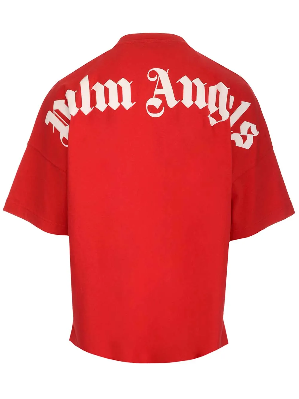 Palm Angels Logo Printed Crewneck T-Shirt