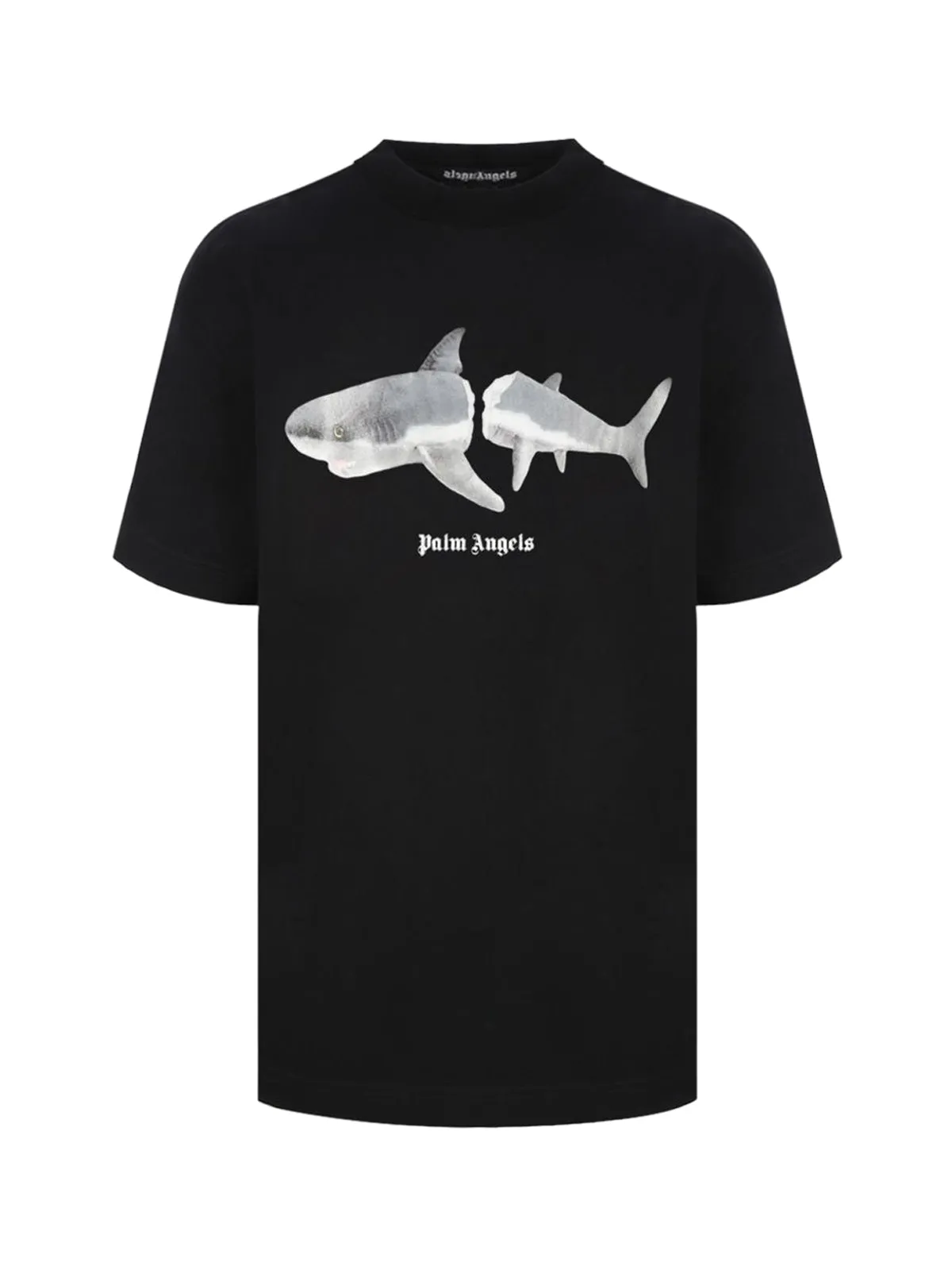 Palm Angels Shark Printed Crewneck T-Shirt