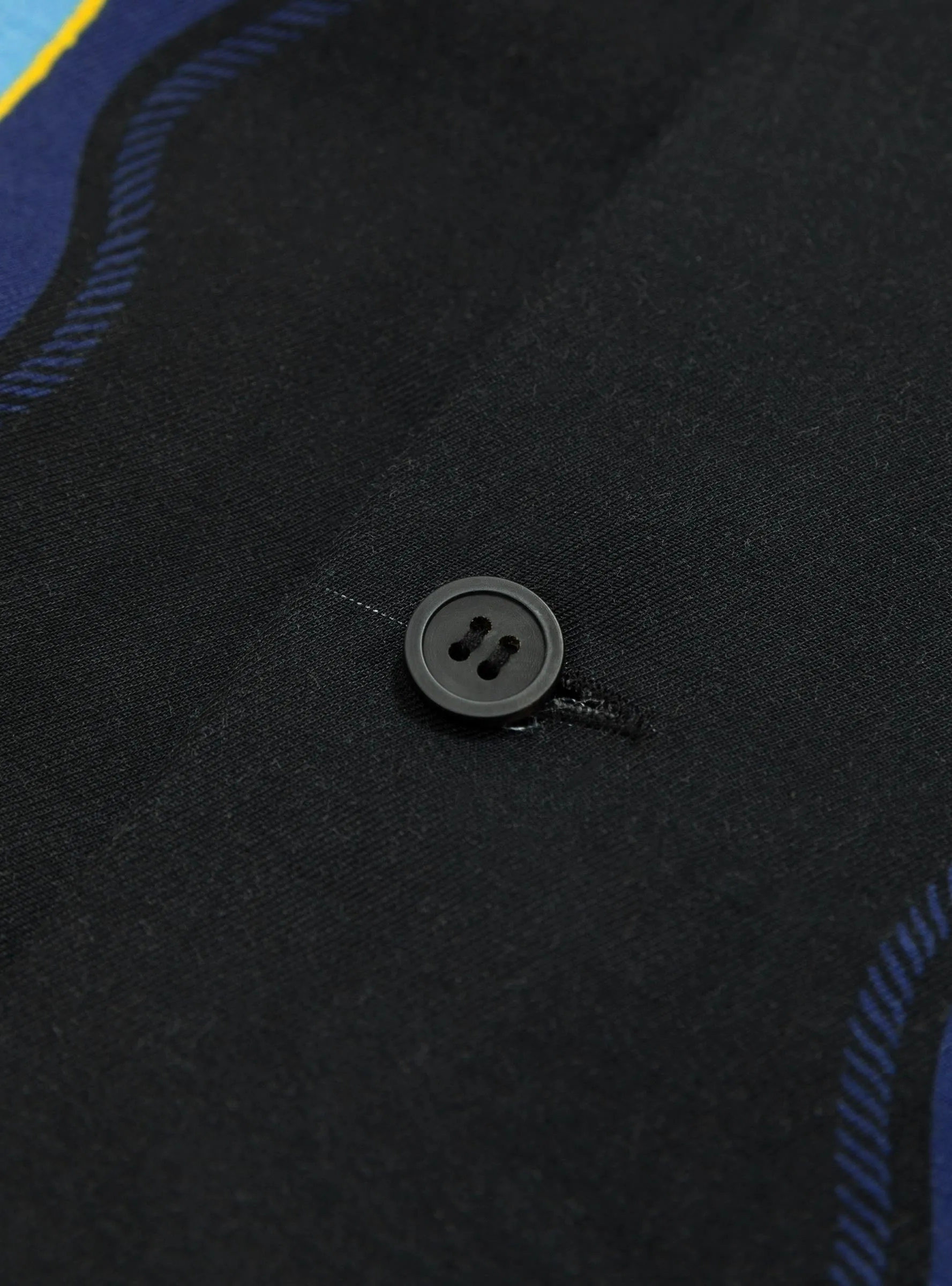 Panel Print Shirt Black