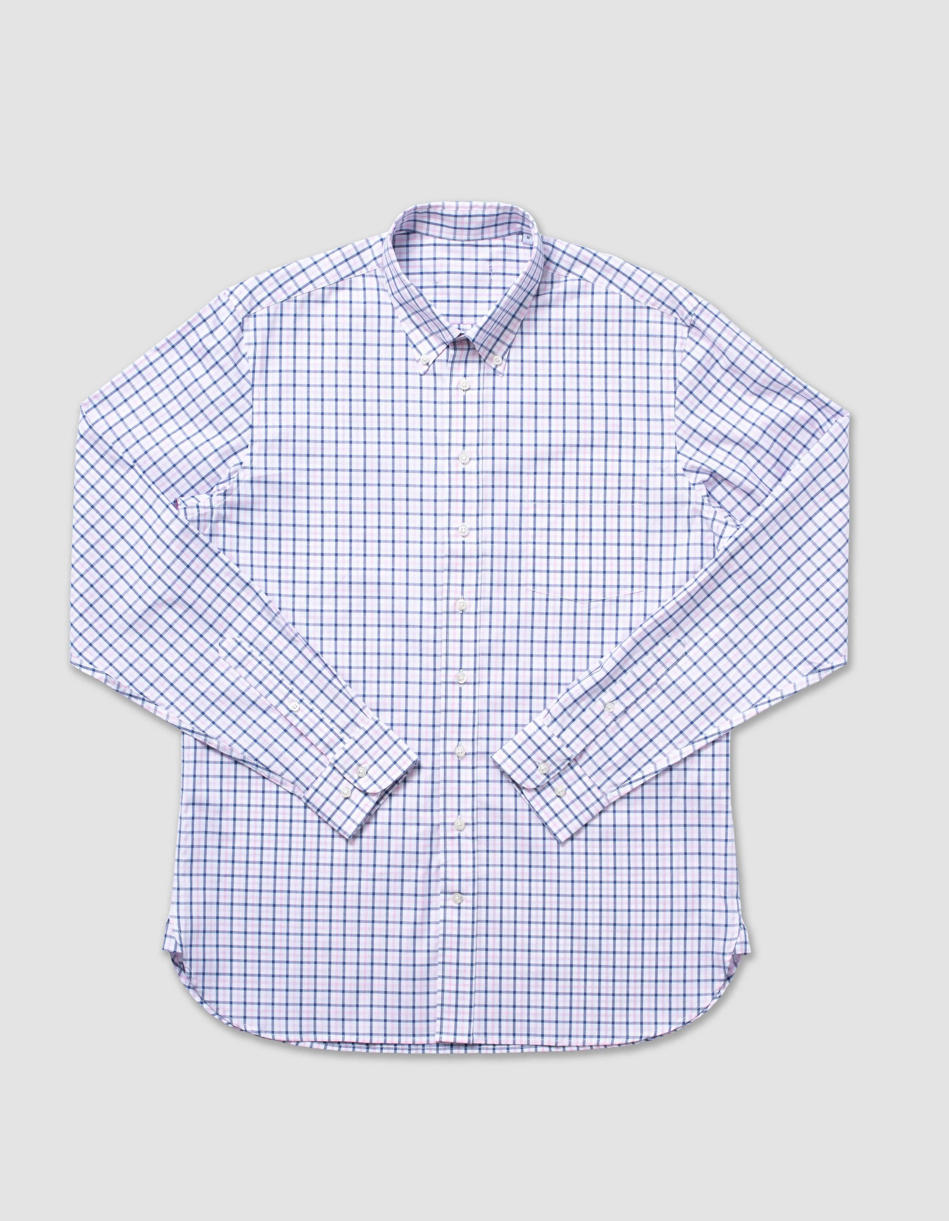PINK/NAVY CHECK SHIRT