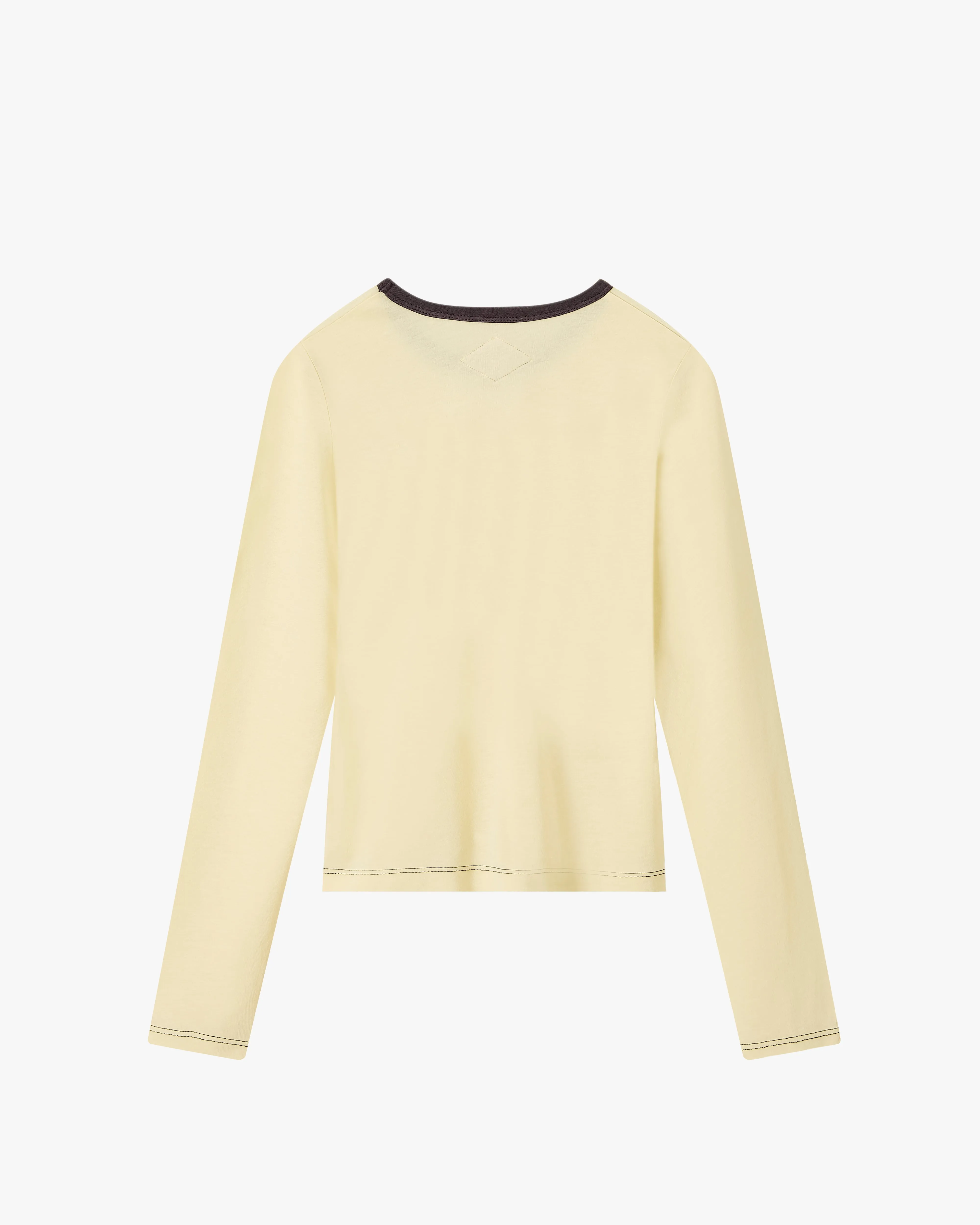 Poetic Long-Sleeve Tee Yellow