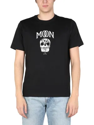 PS Paul Smith Moon Skull Printed T-Shirt