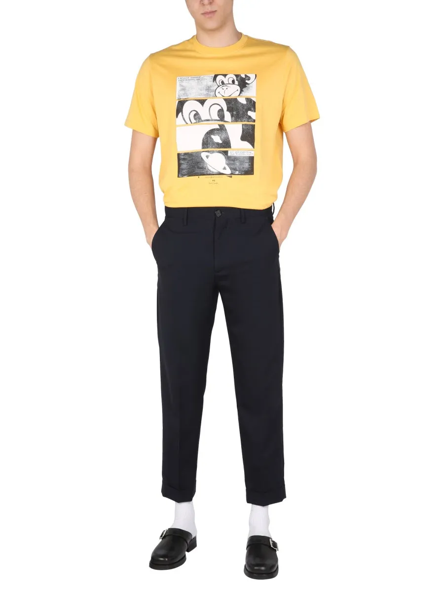 PS Paul Smith Printed Crewneck T-Shirt