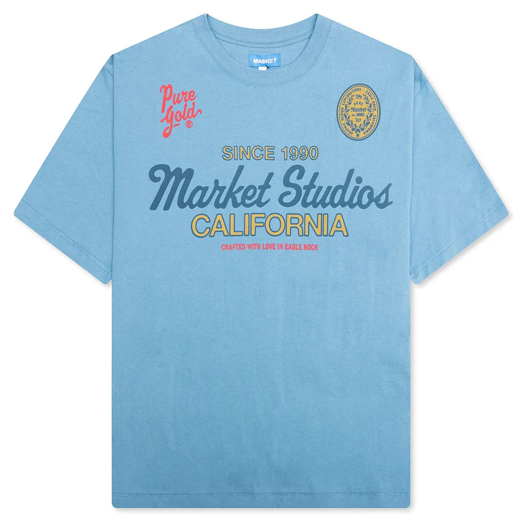 Pure Gold T-Shirt - Sky Blue