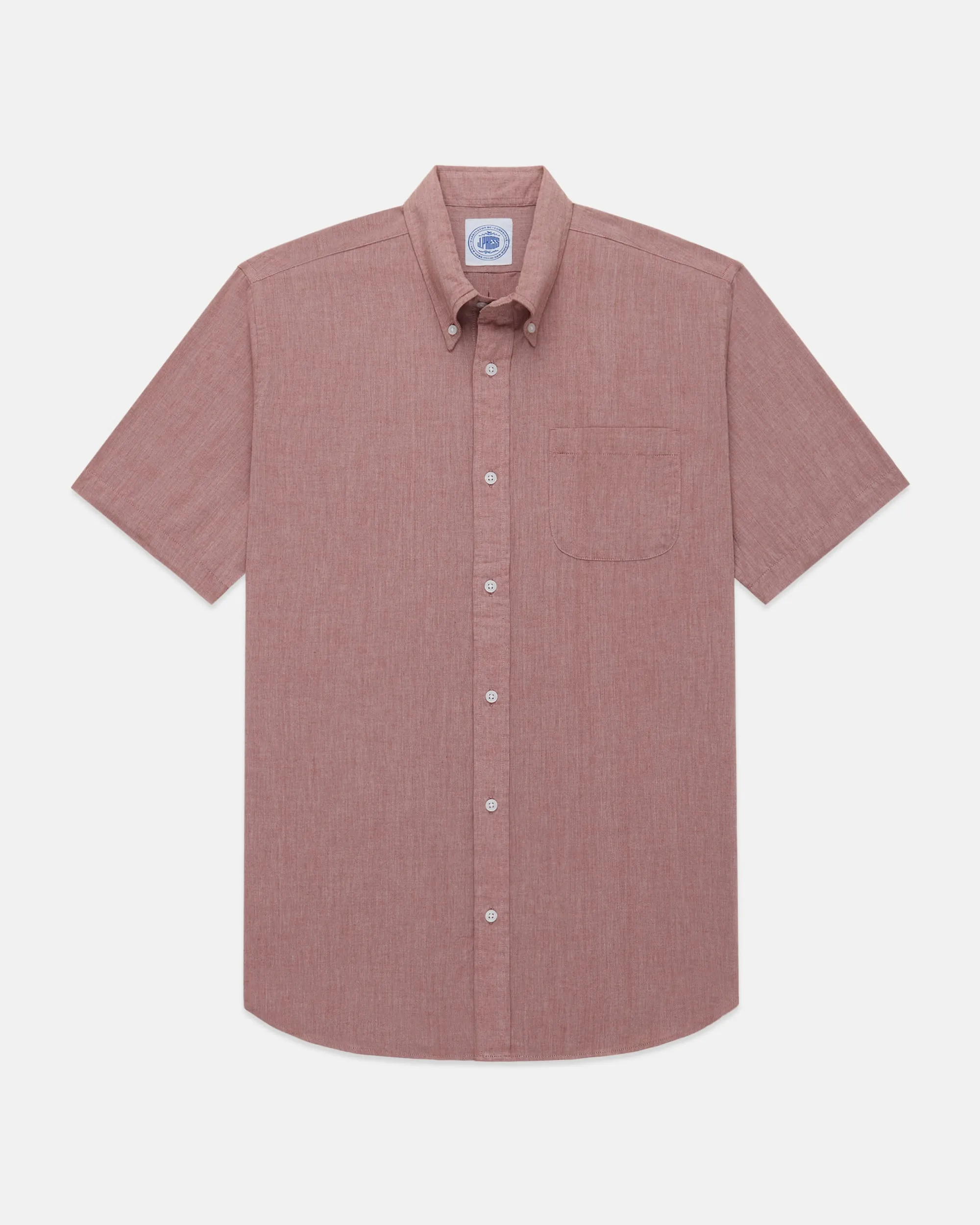 RED CHAMBRAY SHORT SLEEVE SHIRT