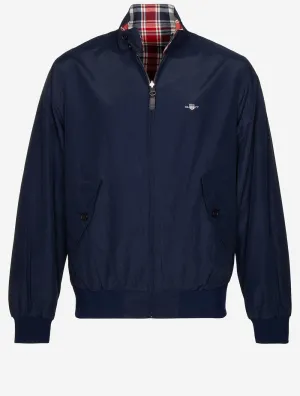 Reversible Harrington Jacket Classic Blue