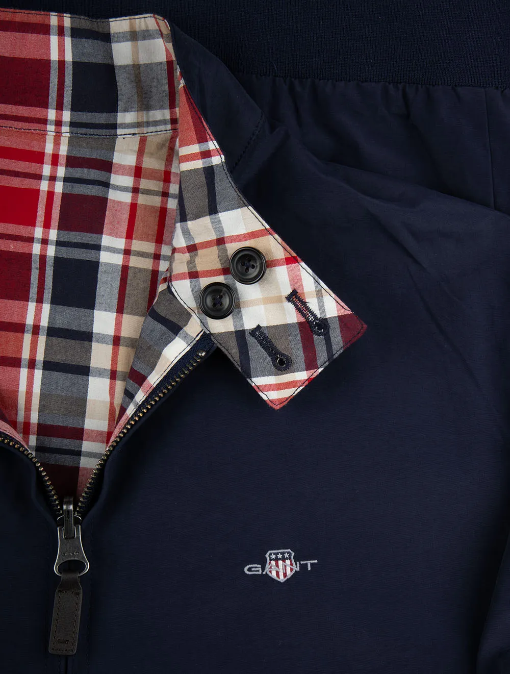 Reversible Harrington Jacket Classic Blue
