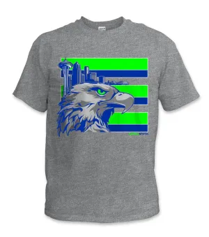 SafetyShirtz Throwback Seattle Graphic Short Sleeve T-Shirt