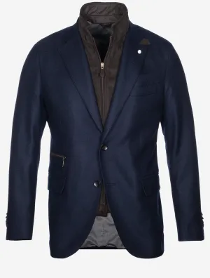 Scooter Jacket With Insert Blue