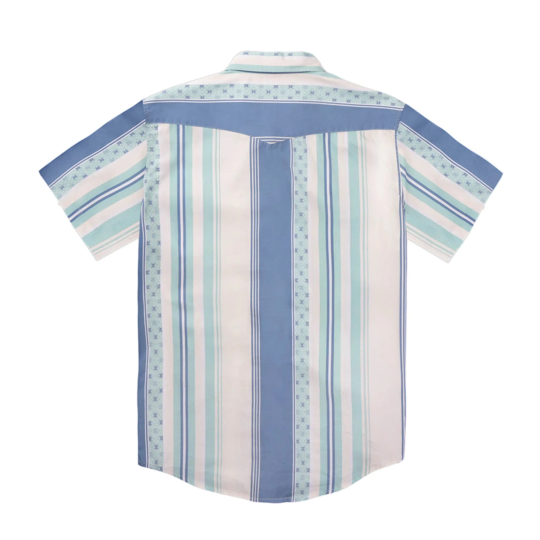 Serape Pearl Snap Short Sleeve