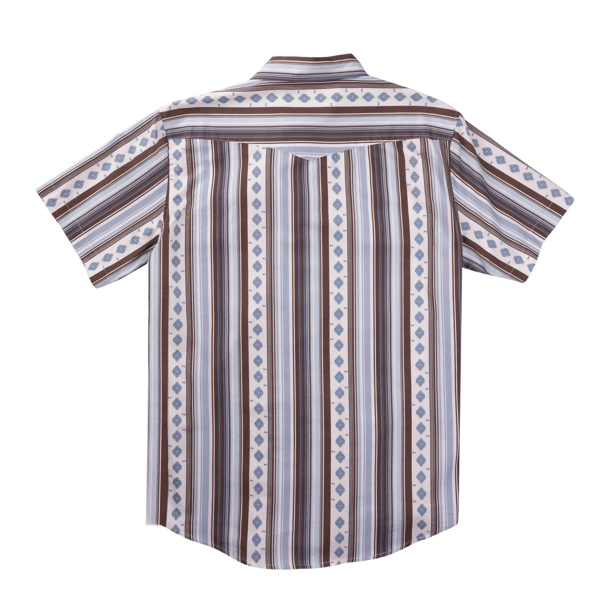 Serape Pearl Snap Short Sleeve