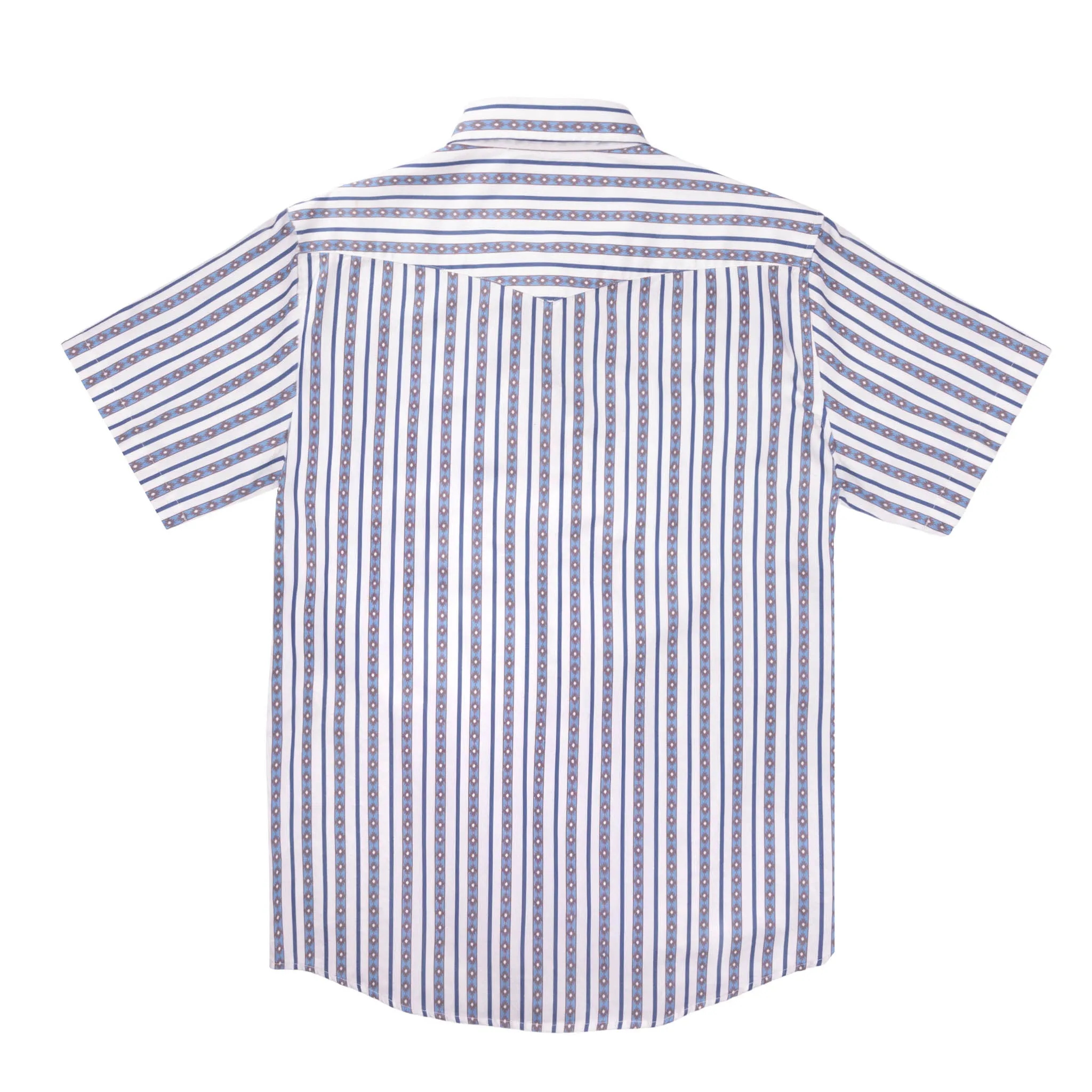 Serape Pearl Snap Short Sleeve